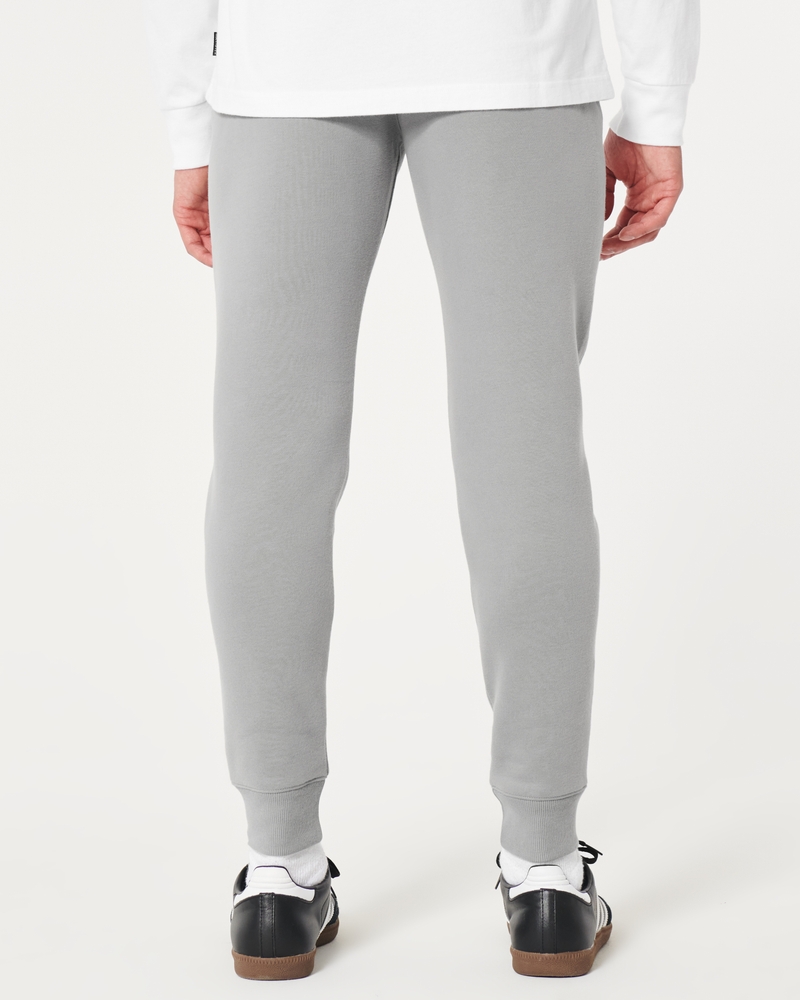 Hollister icon logo summer track joggers in grey