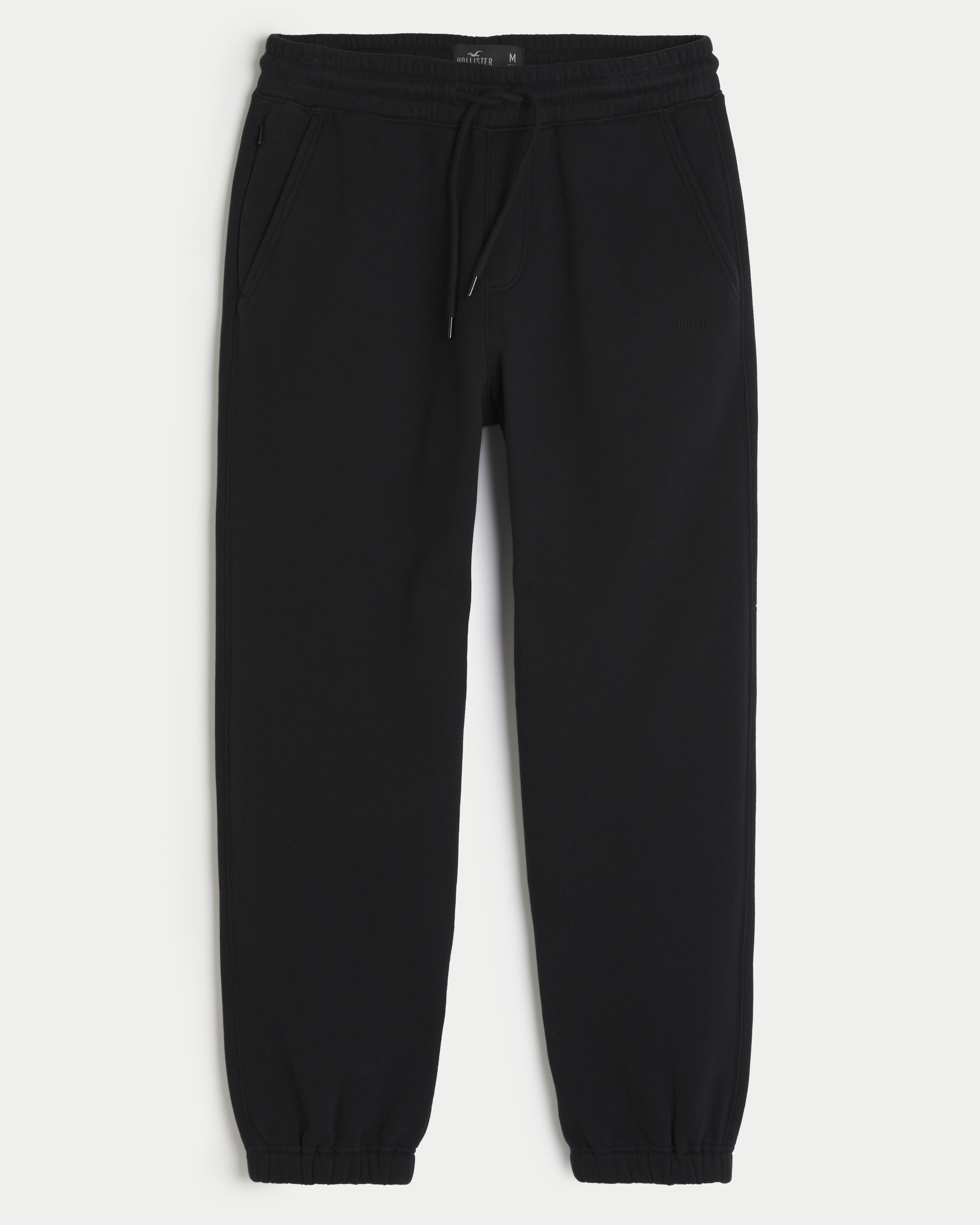 Elastic Waistband Furry Joggers MACHLAB Men's Thermal Fleece