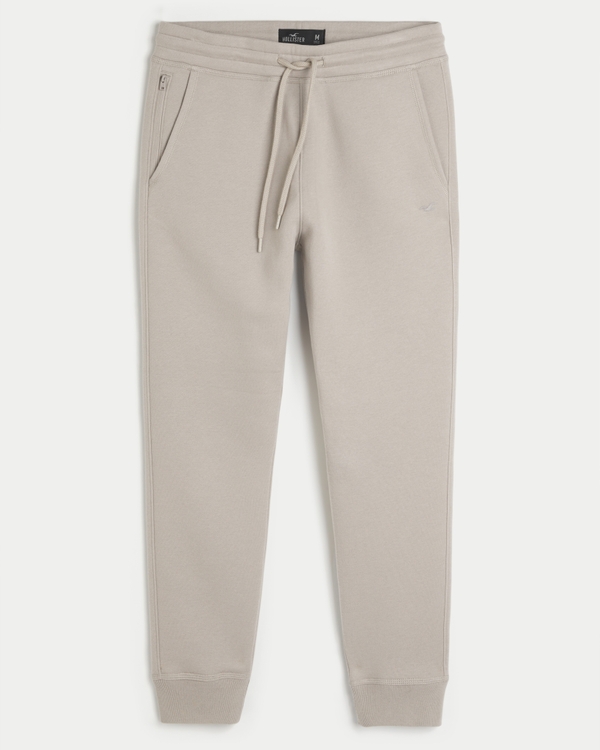 Hollister Co. HOLIDAY LOGO JOGGER - Tracksuit bottoms - black