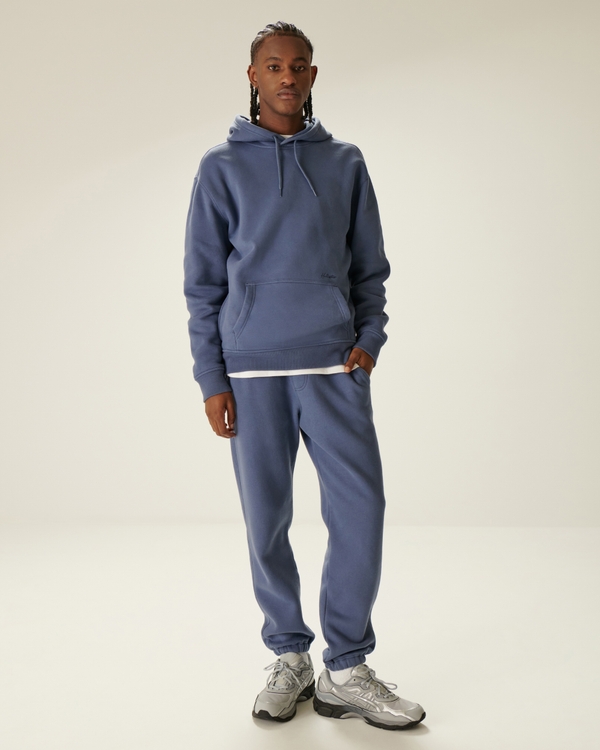 Hollister Co. HEAVYWEIGHT STRAIGHT SWEATPANTS - Tracksuit bottoms