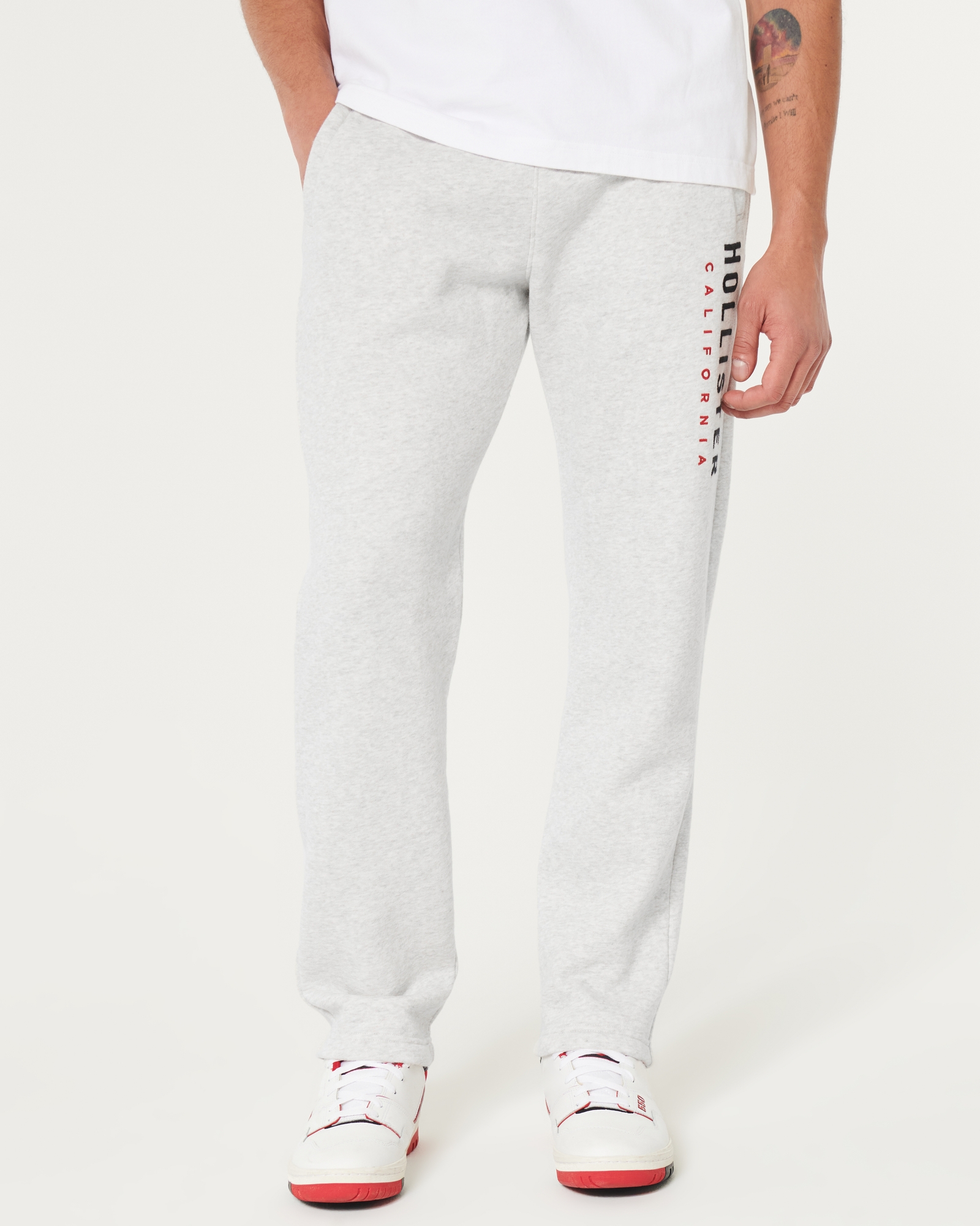 Hollister Co. Red Athletic Sweat Pants for Women