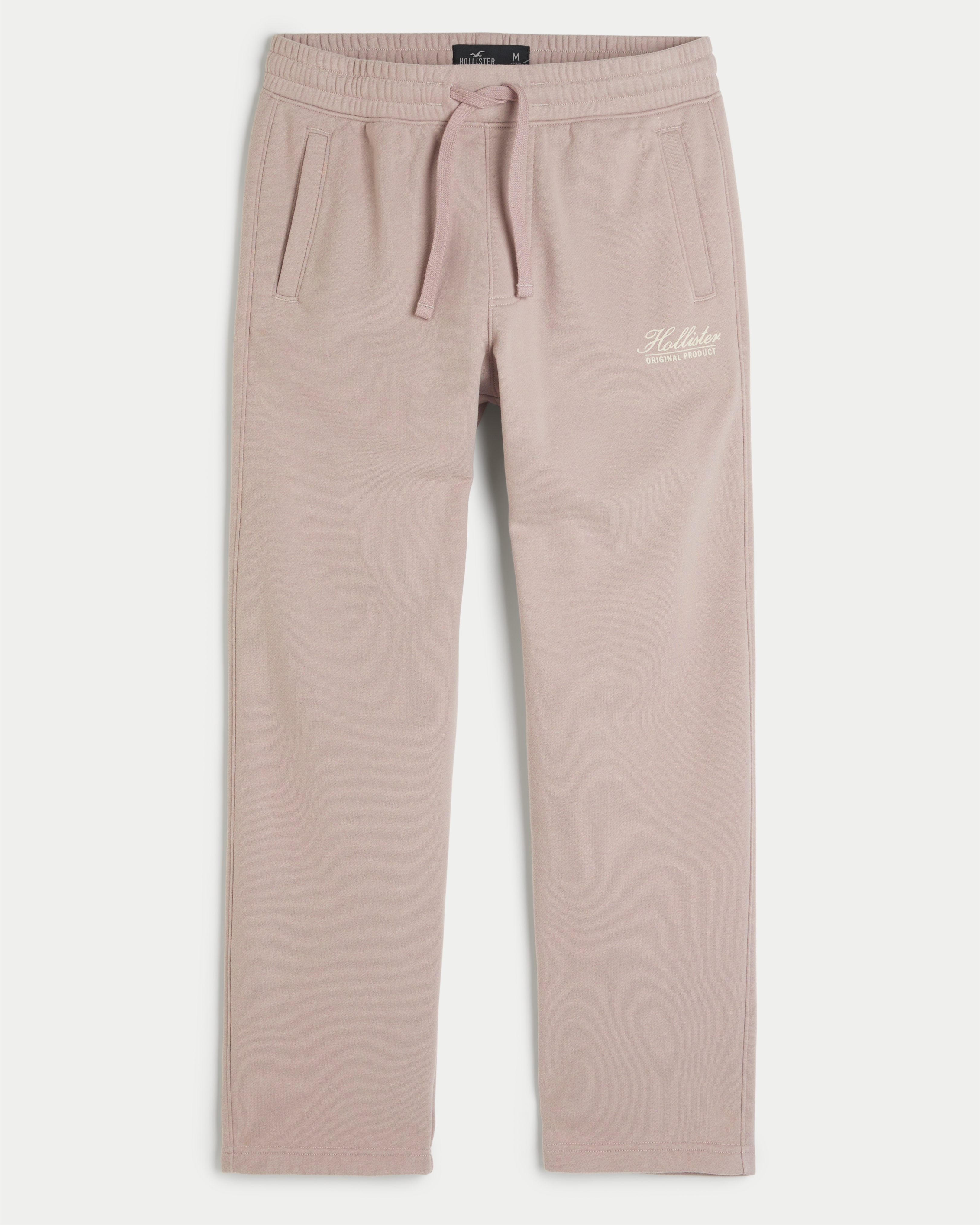 Men s Straight Logo Sweatpants Men s Sale HollisterCo