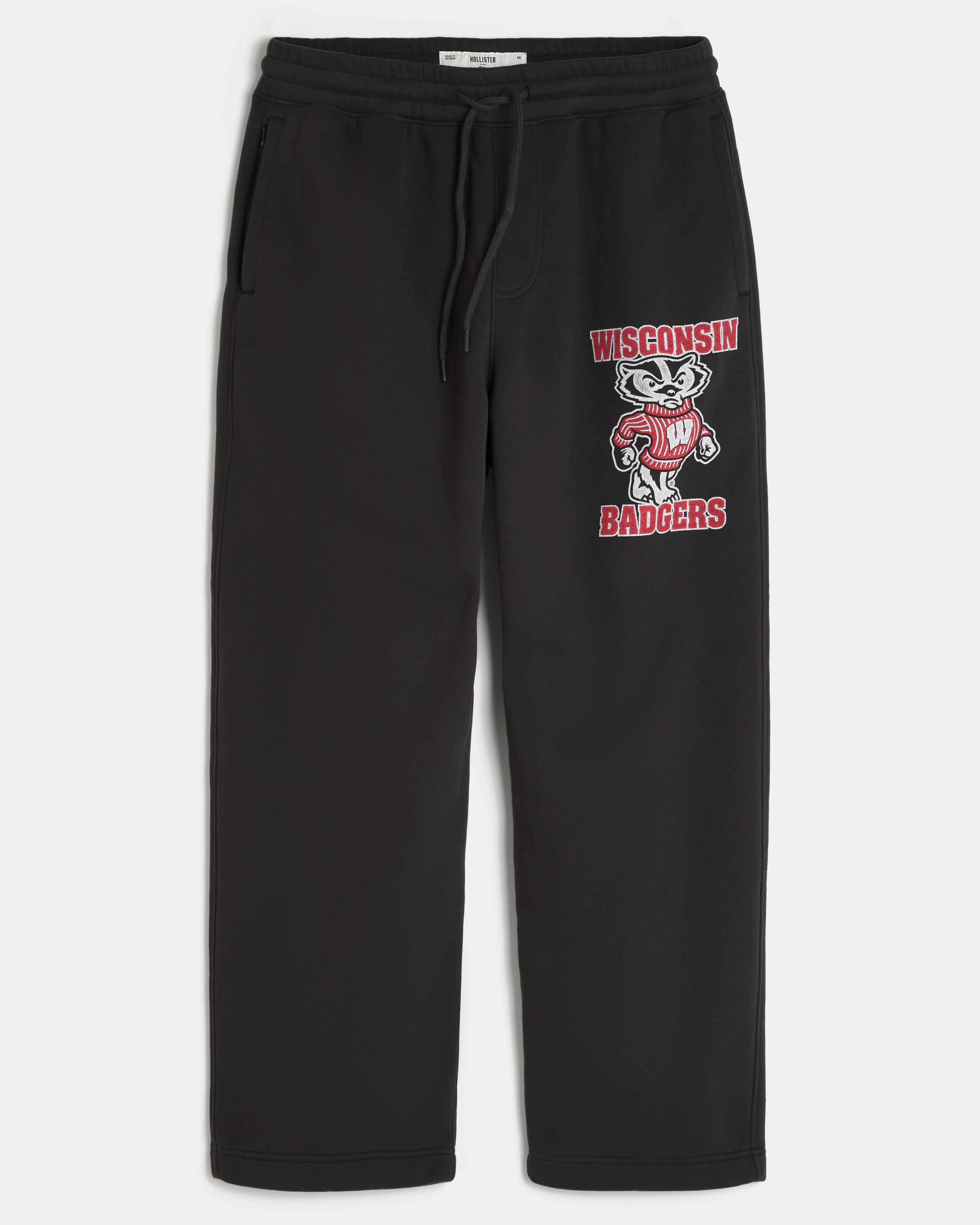 Size M red 2024 Hollister sweatpants