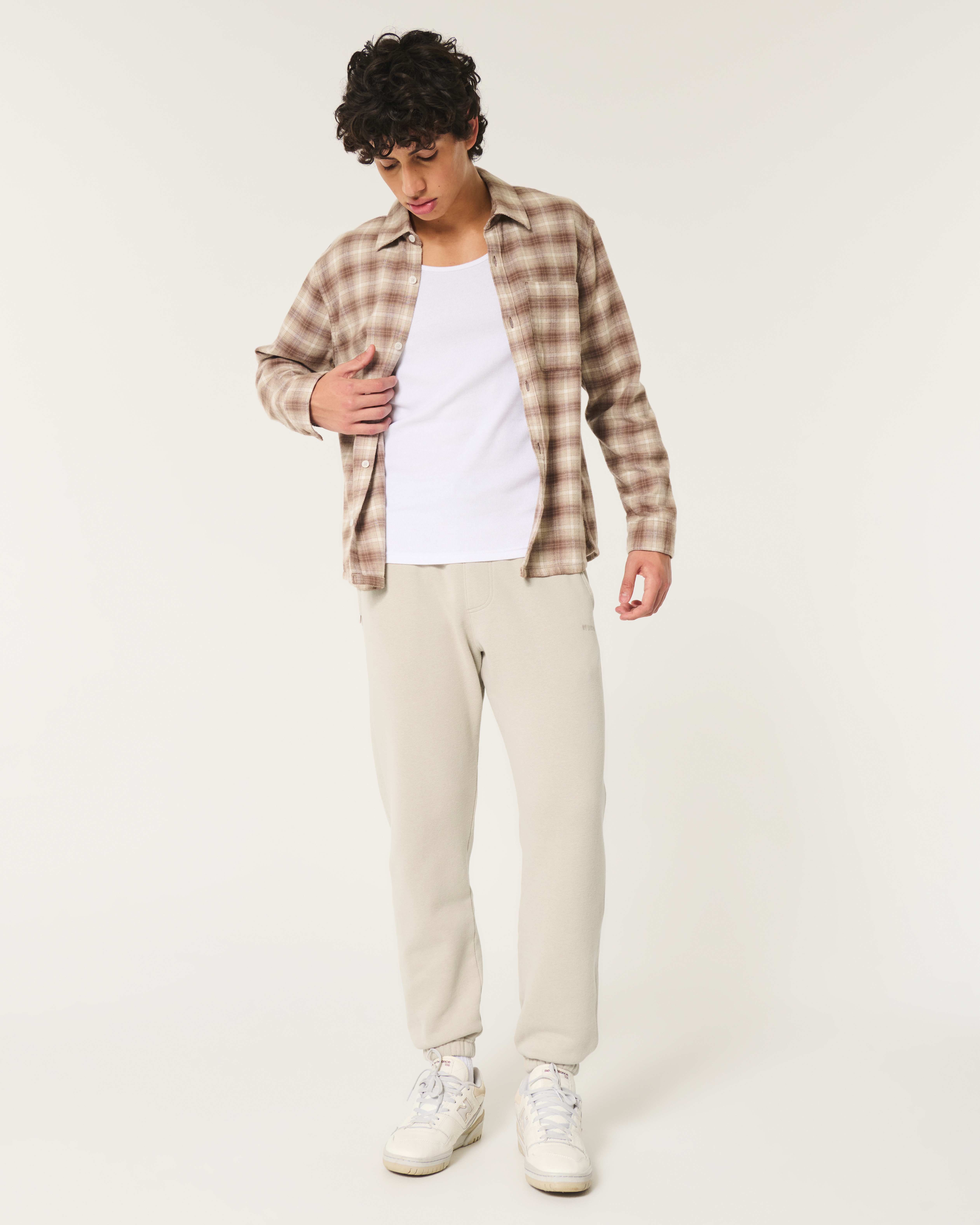 Relaxed Fleece Logo Joggers