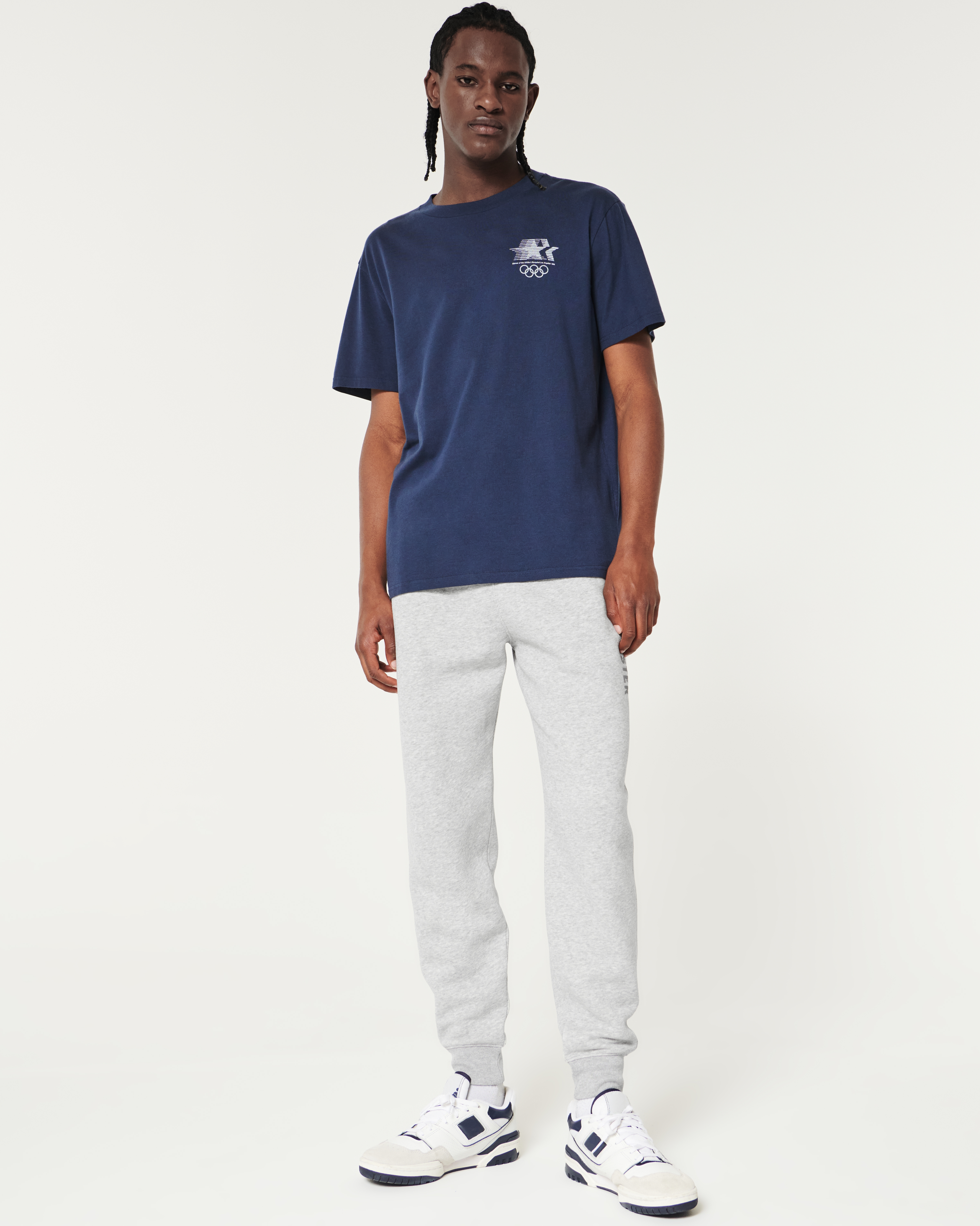 ★Hollister Co★リラックスフリースロゴジョガーパンツ ☆Hollister Co☆リラックスフリースロゴジョガーパンツ