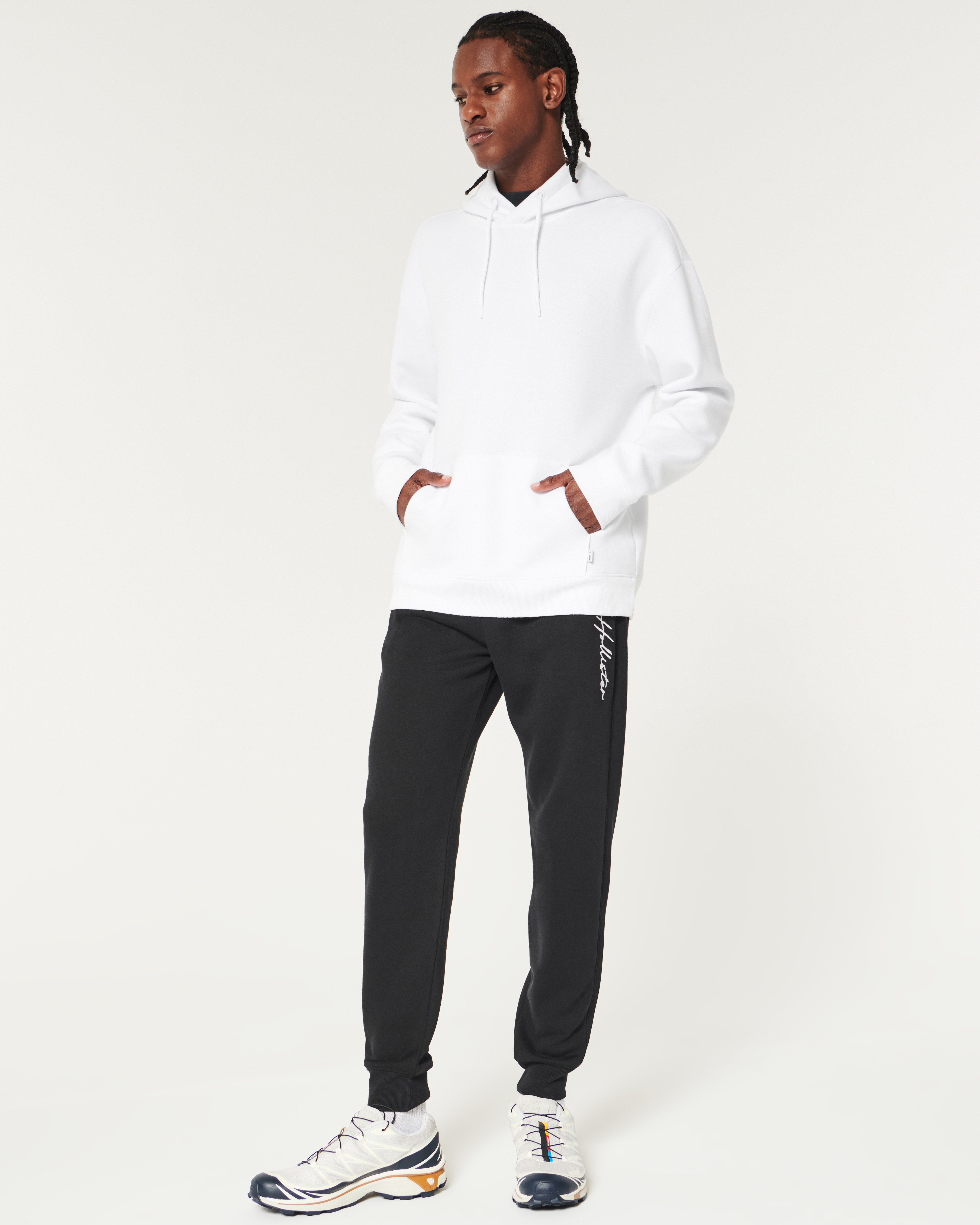 Hollister fleece joggers hotsell