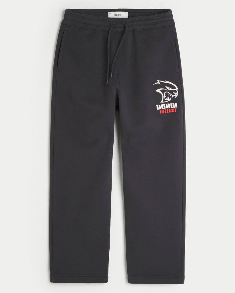 Men s Dodge Hellcat Graphic Baggy Sweatpants Men s Graphics Shop HollisterCo