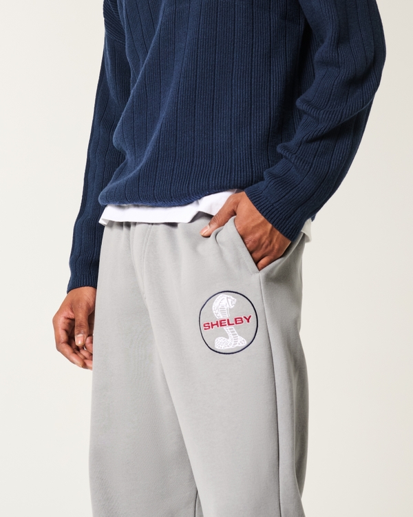 Shelby Graphic Super Baggy Sweatpants, Gray view 2