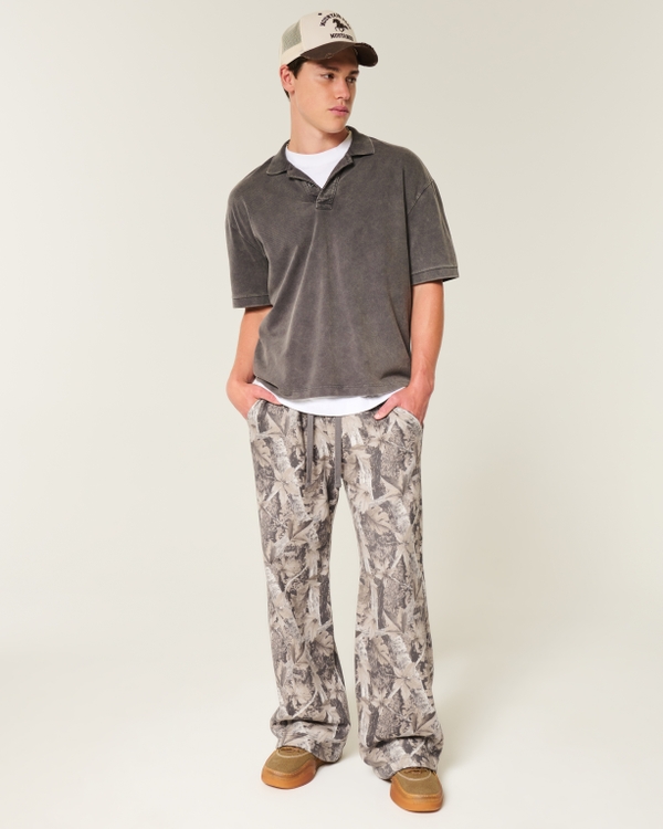 Bootcut Sweatpants, Brown Camo view 1