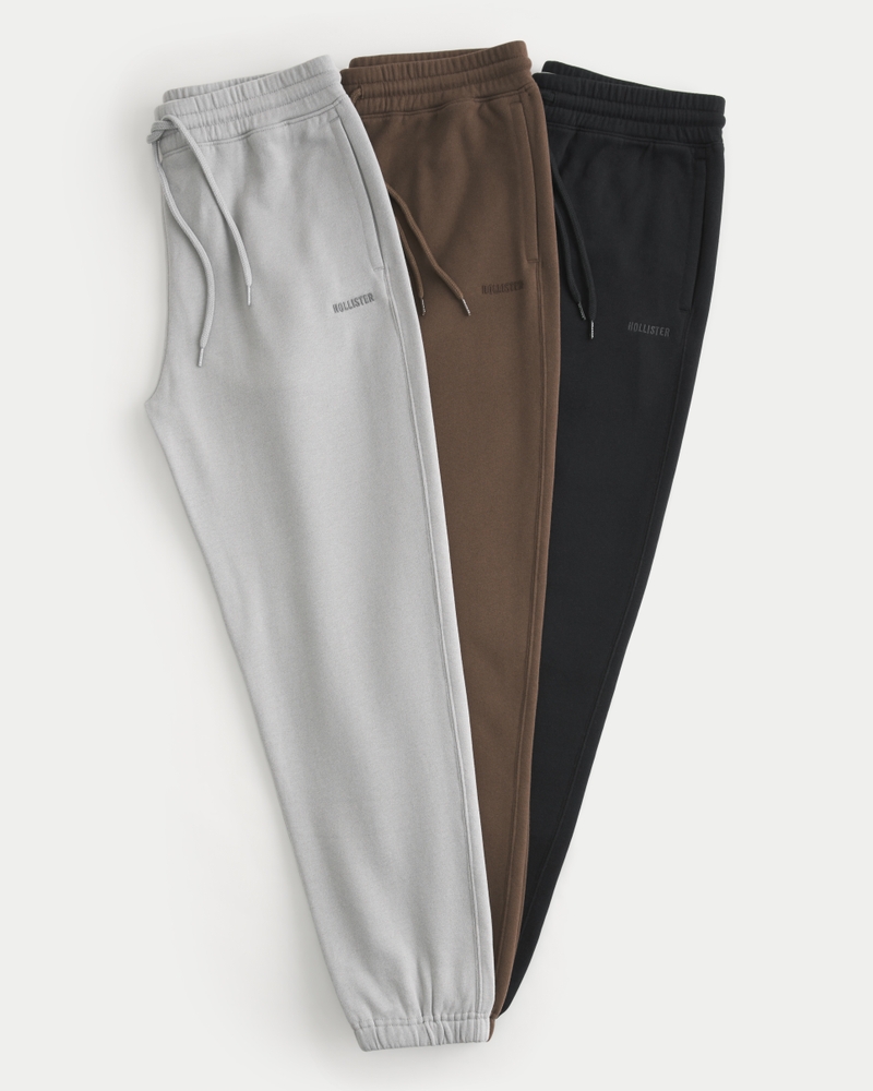 Men's Fleece Logo Jogger 3-Pack | Men's Bottoms Men's Fleece Logo Jogger 3-Pack | Men's Bottoms