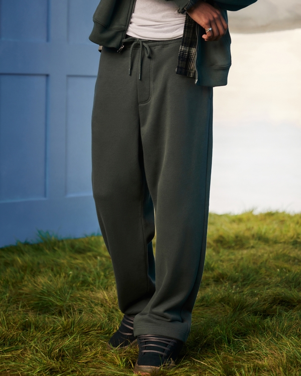 Snake Graphic Baggy Sweatpants