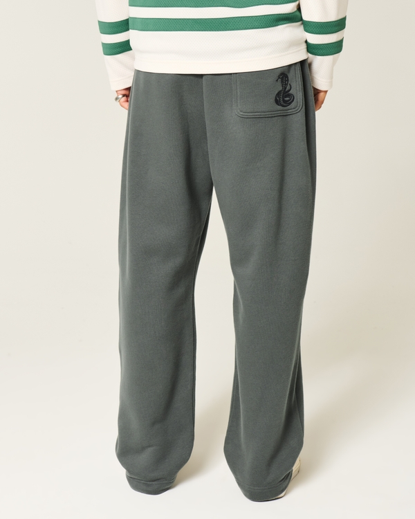 Snake Graphic Baggy Sweatpants