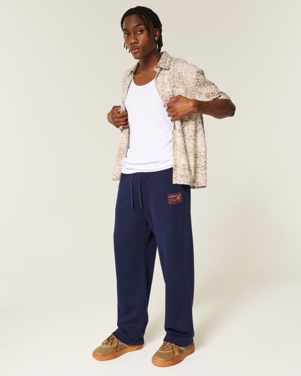 Oracle Red Bull Racing Graphic Baggy Sweatpants, Navy view 1