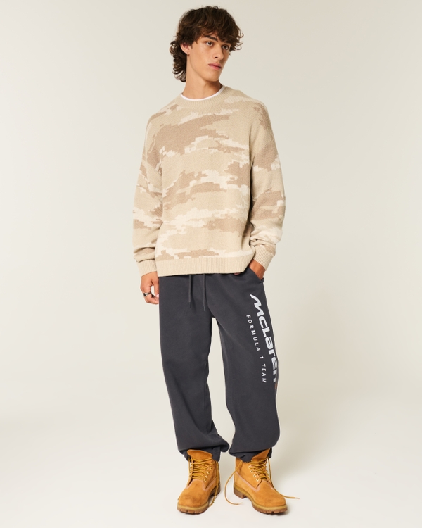 McLaren Graphic Baggy Sweatpants, Faded Black view 1