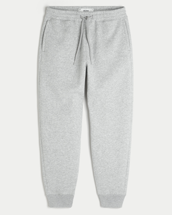Relaxed Rib Joggers, Heather Gray view 1