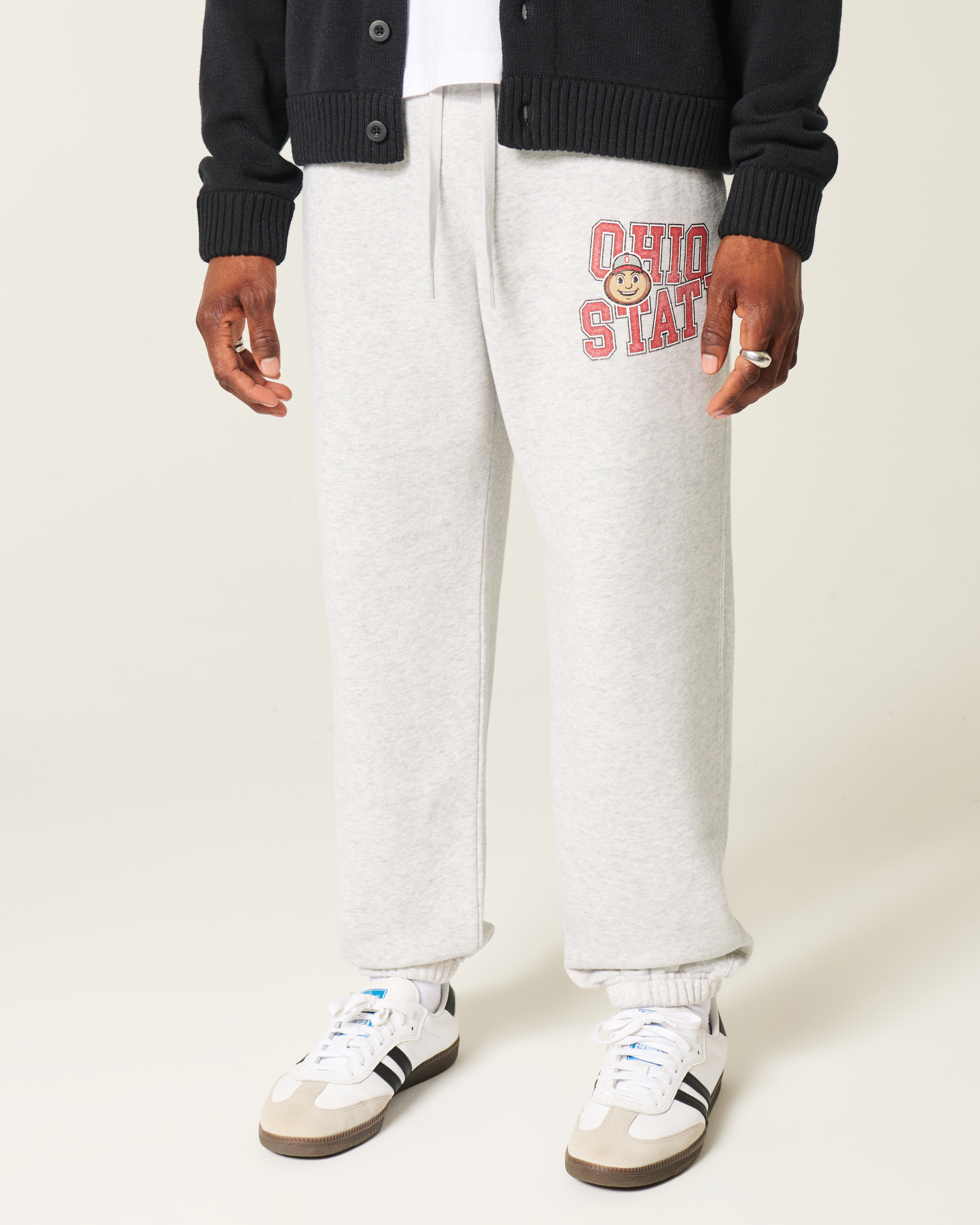 The Ohio State University Buckeyes Graphic Baggy Cinch Fleece Joggers