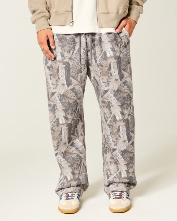 Baggy Sweatpants, Light Brown Camo view 2
