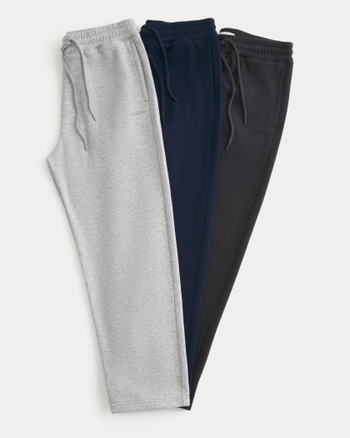 Men's Relaxed Sweatpants 3-Pack | Men's Bottoms | HollisterCo.com