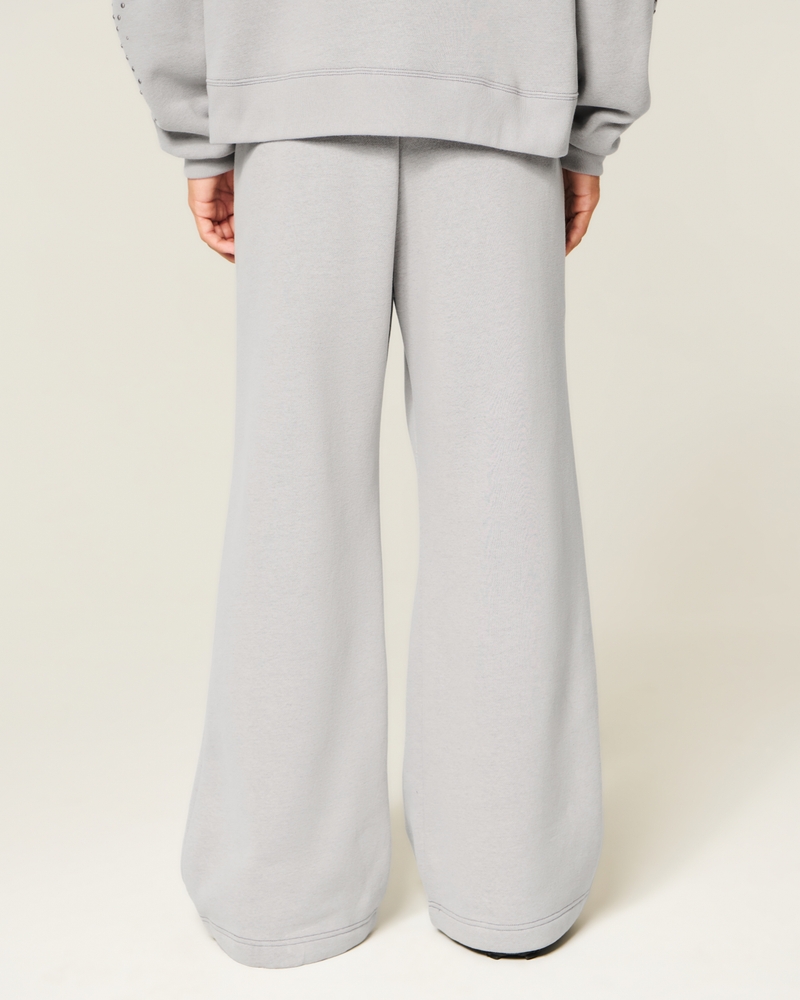 Studded Baggy Bootcut Sweatpants