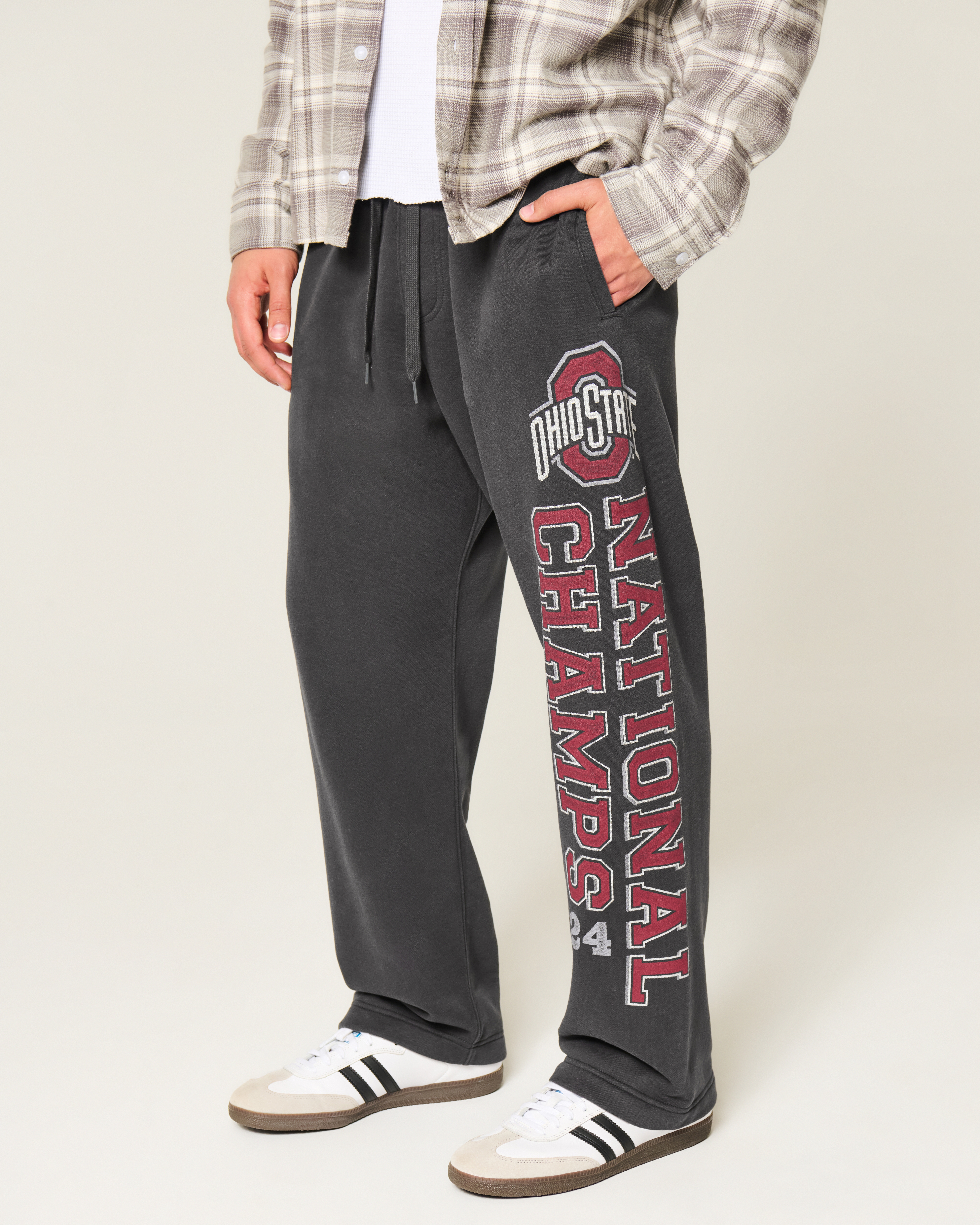 Baggy The Ohio State University Buckeyes Graphic Sweatpants