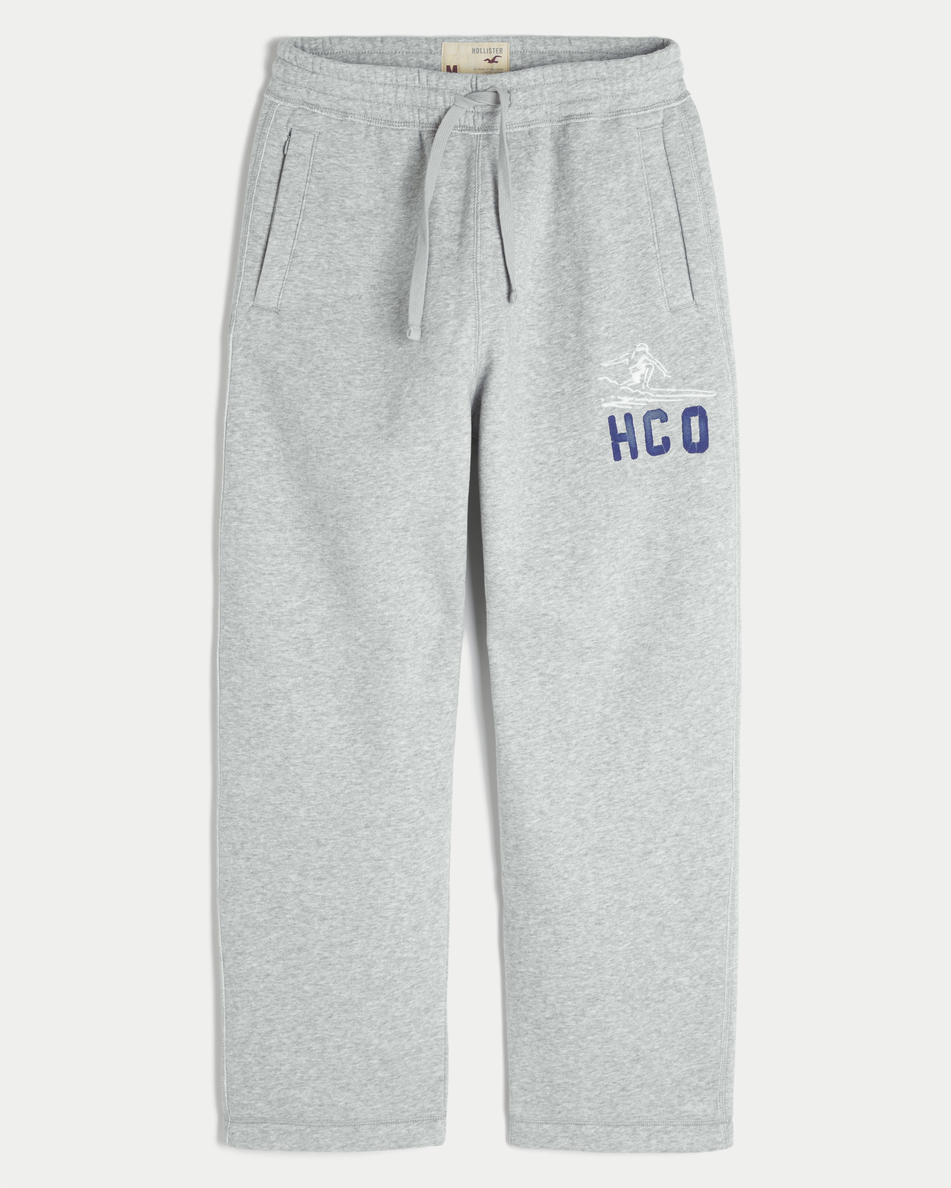 Hollister Holiday Vault Release Logo Graphic Baggy Sweatpants at
