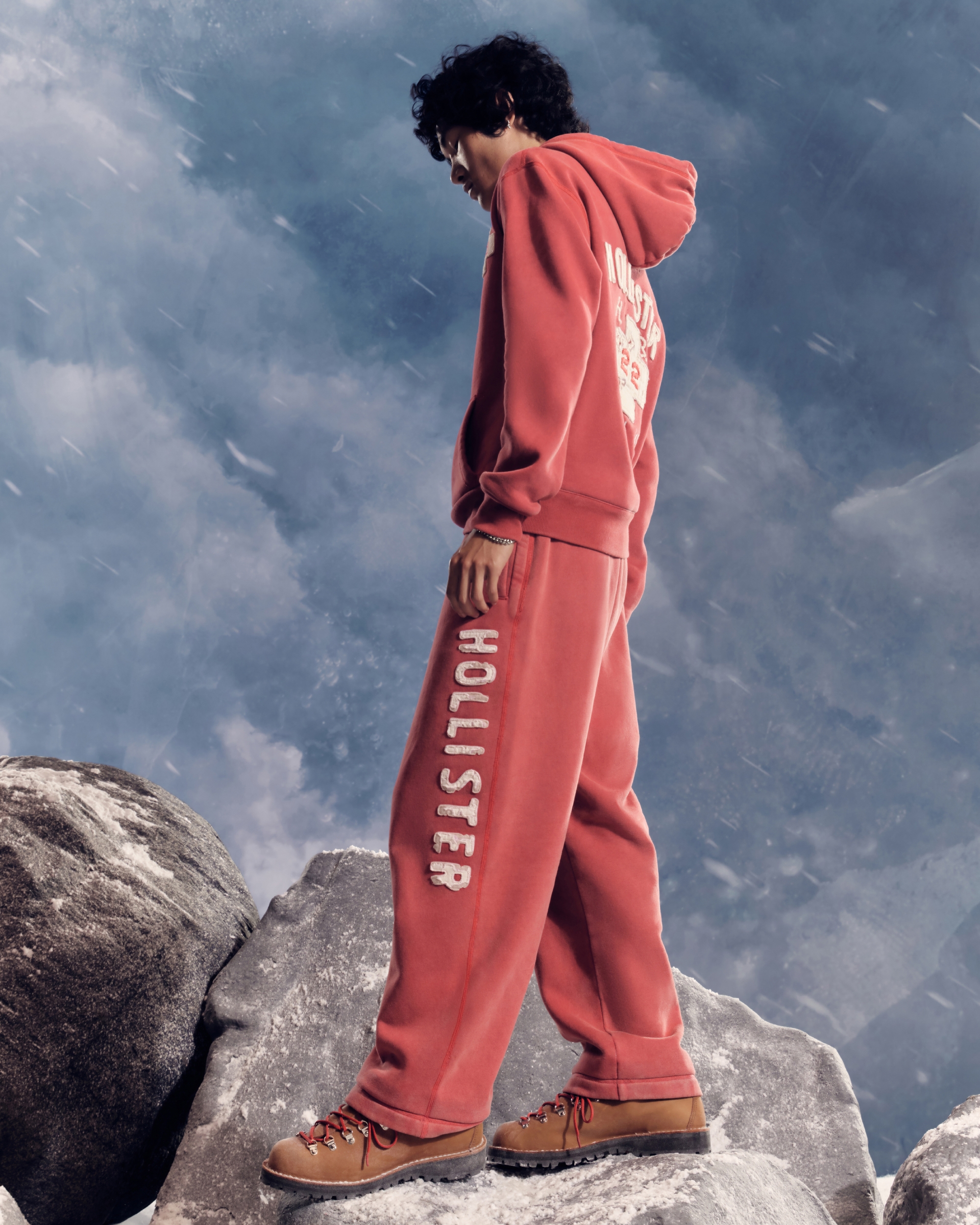 Holiday Vault Release Logo Graphic Baggy Sweatpants