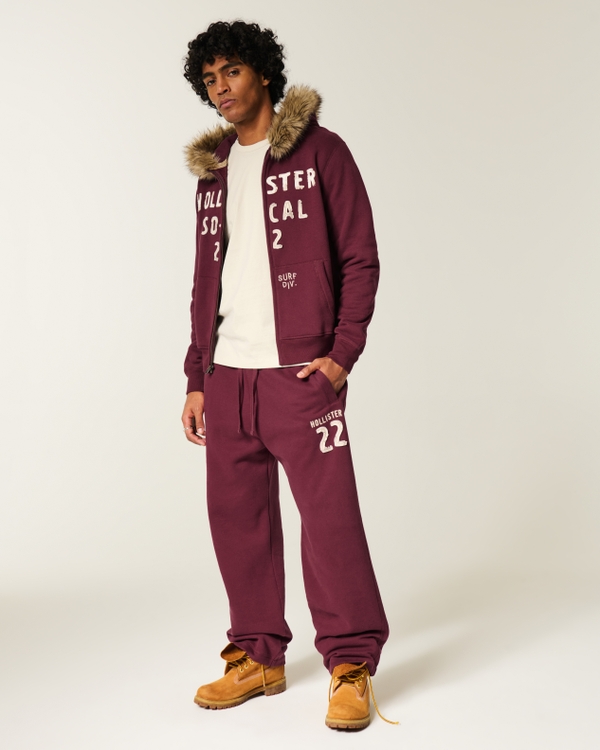 Logo Graphic Baggy Jeans