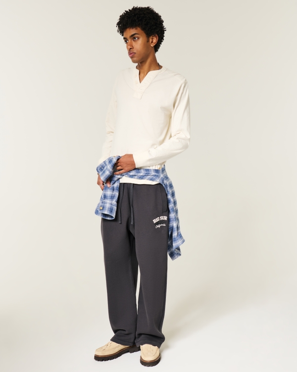 Big Sur Graphic Baggy Sweatpants, Faded Black view 1