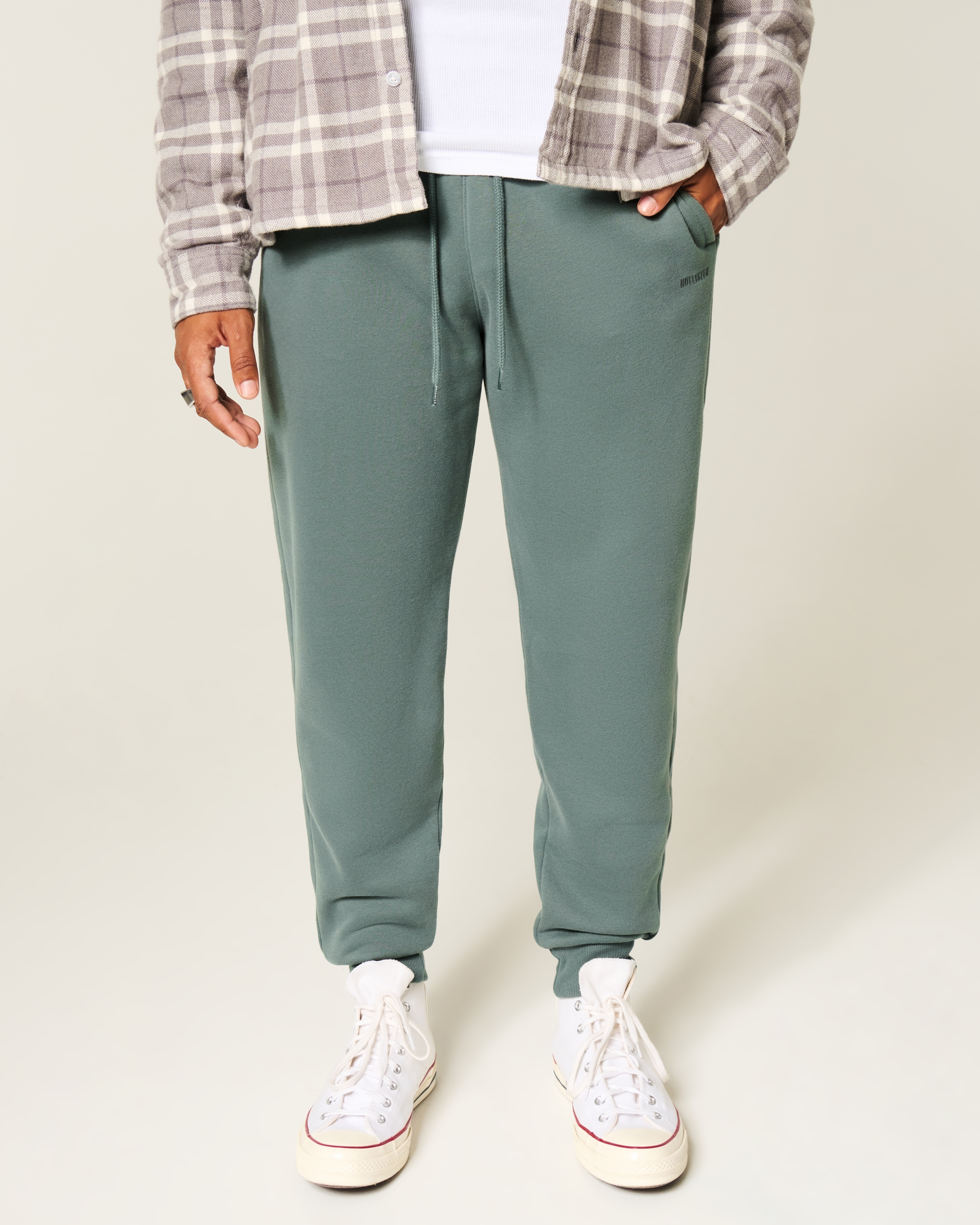 Relaxed Rib Fleece Joggers