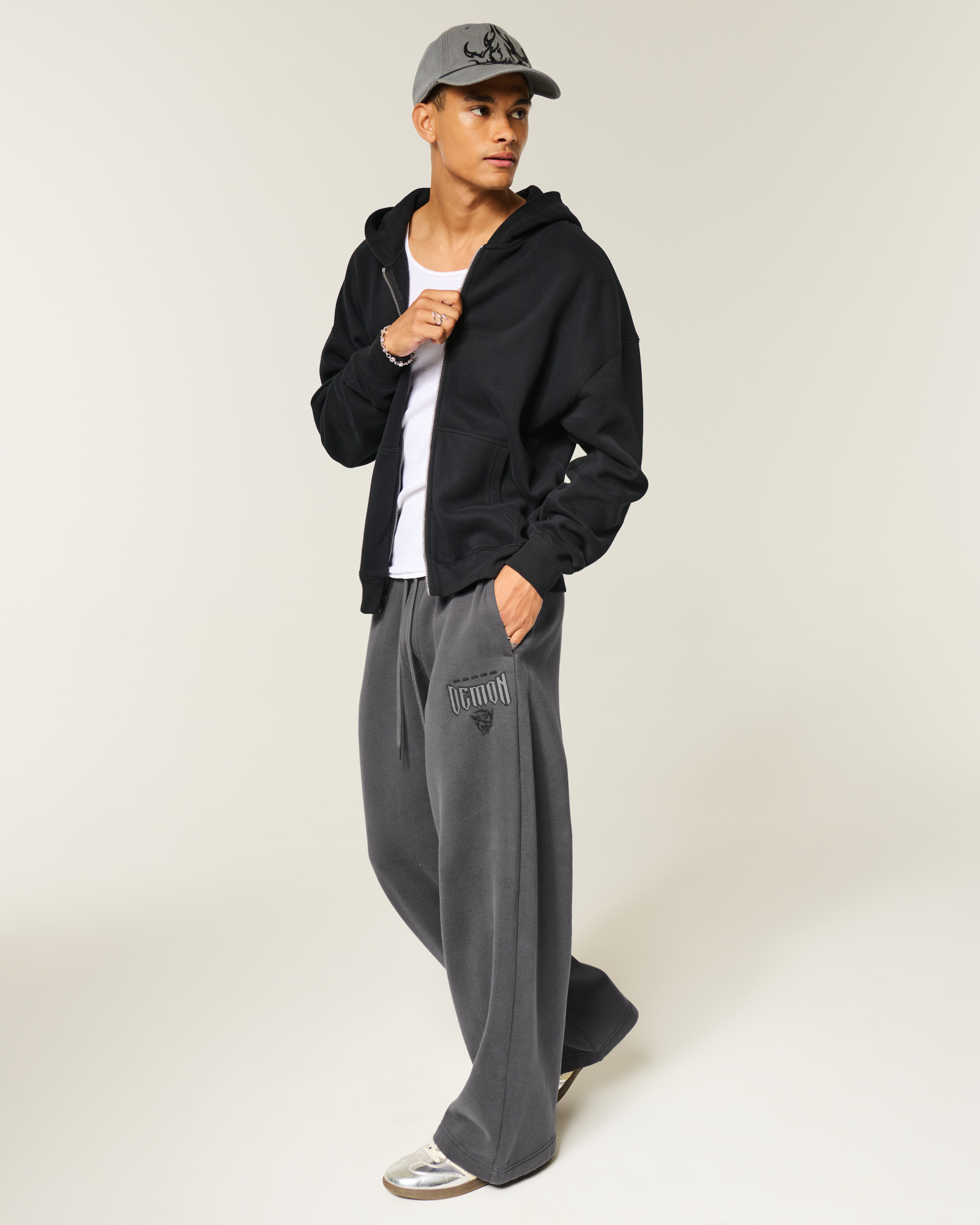 Dodge Demon Graphic Super Baggy Sweatpants