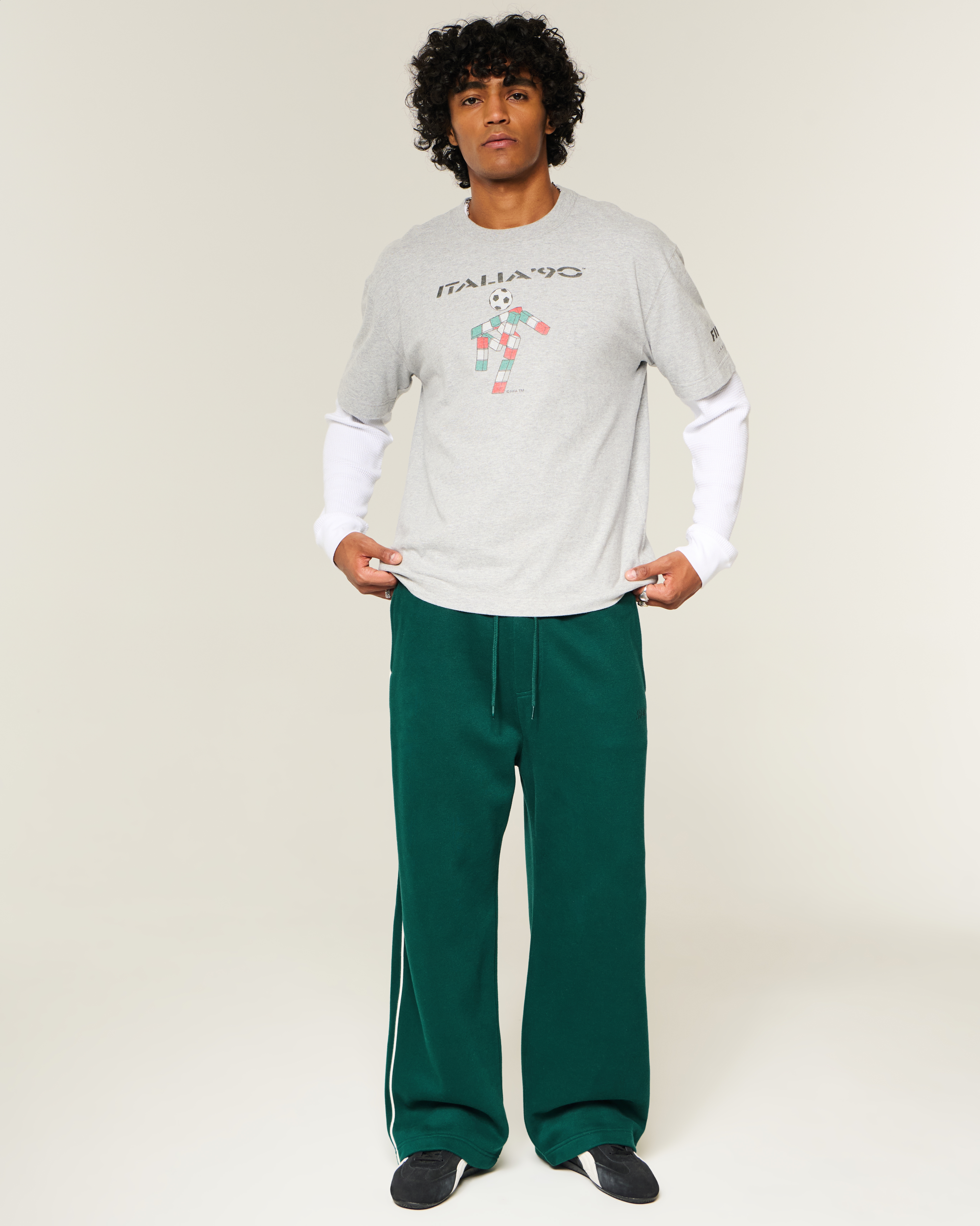 Piped Super Baggy Sweatpants