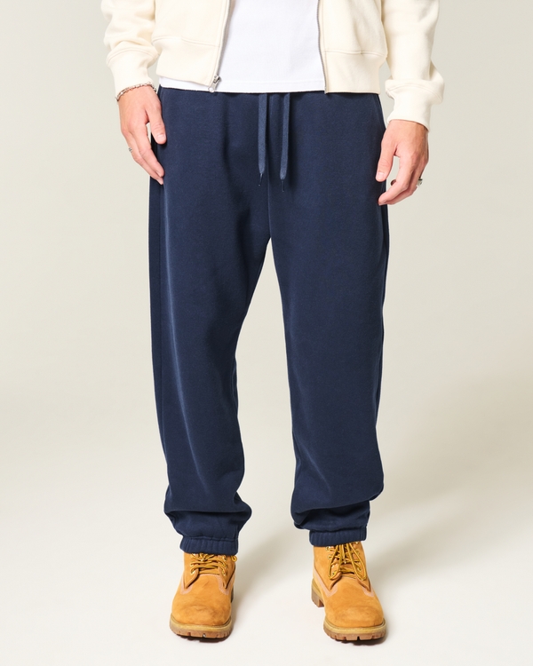 Baggy Cinch Sweatpants, Deep Navy view 2
