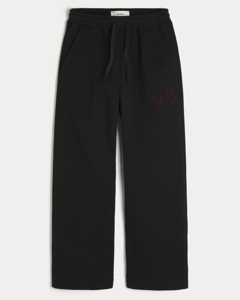 レザーホリスター Men's 98 Graphic Bootcut Sweatpants | Men's Bottoms | HollisterCo.com