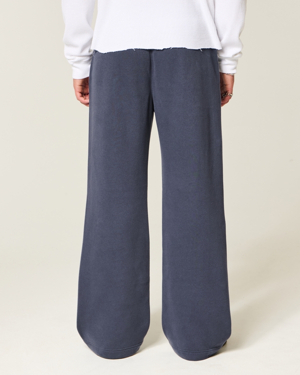 Number Graphic Bootcut Sweatpants