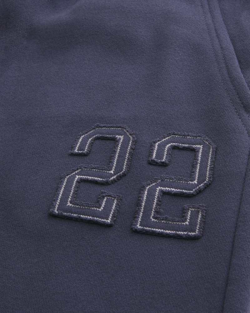 Number Graphic Bootcut Sweatpants