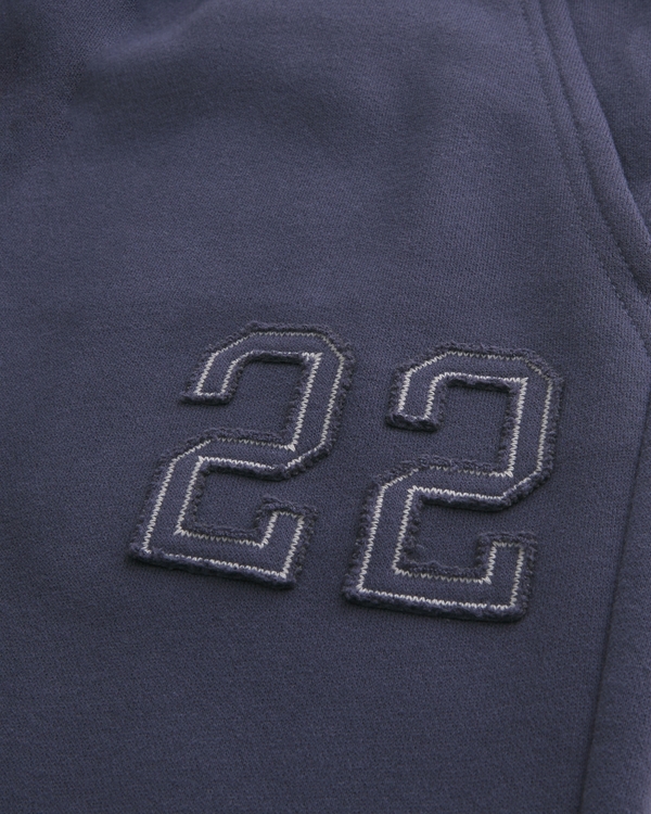 Number Graphic Bootcut Sweatpants