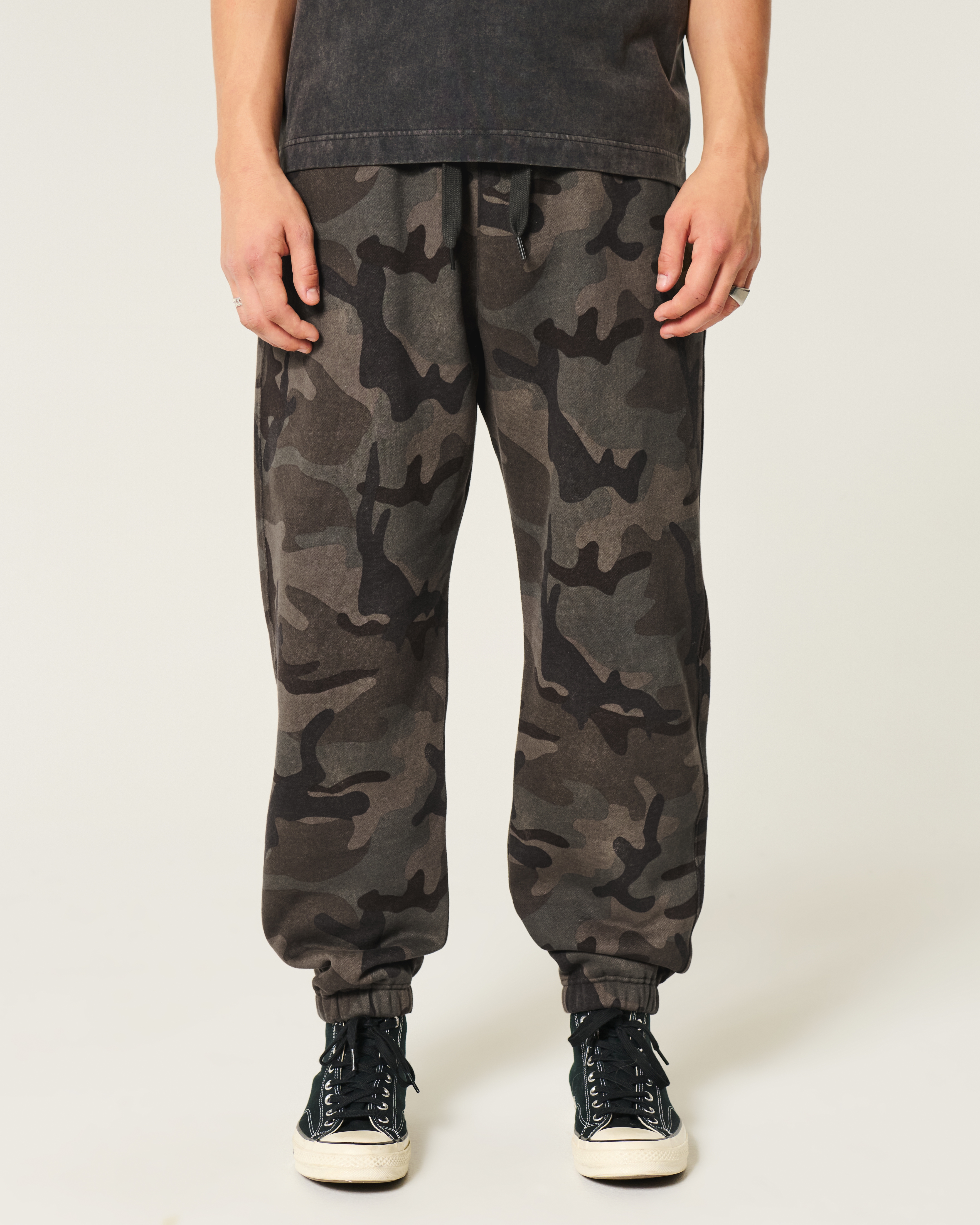 Camo Baggy Cinch Sweatpants