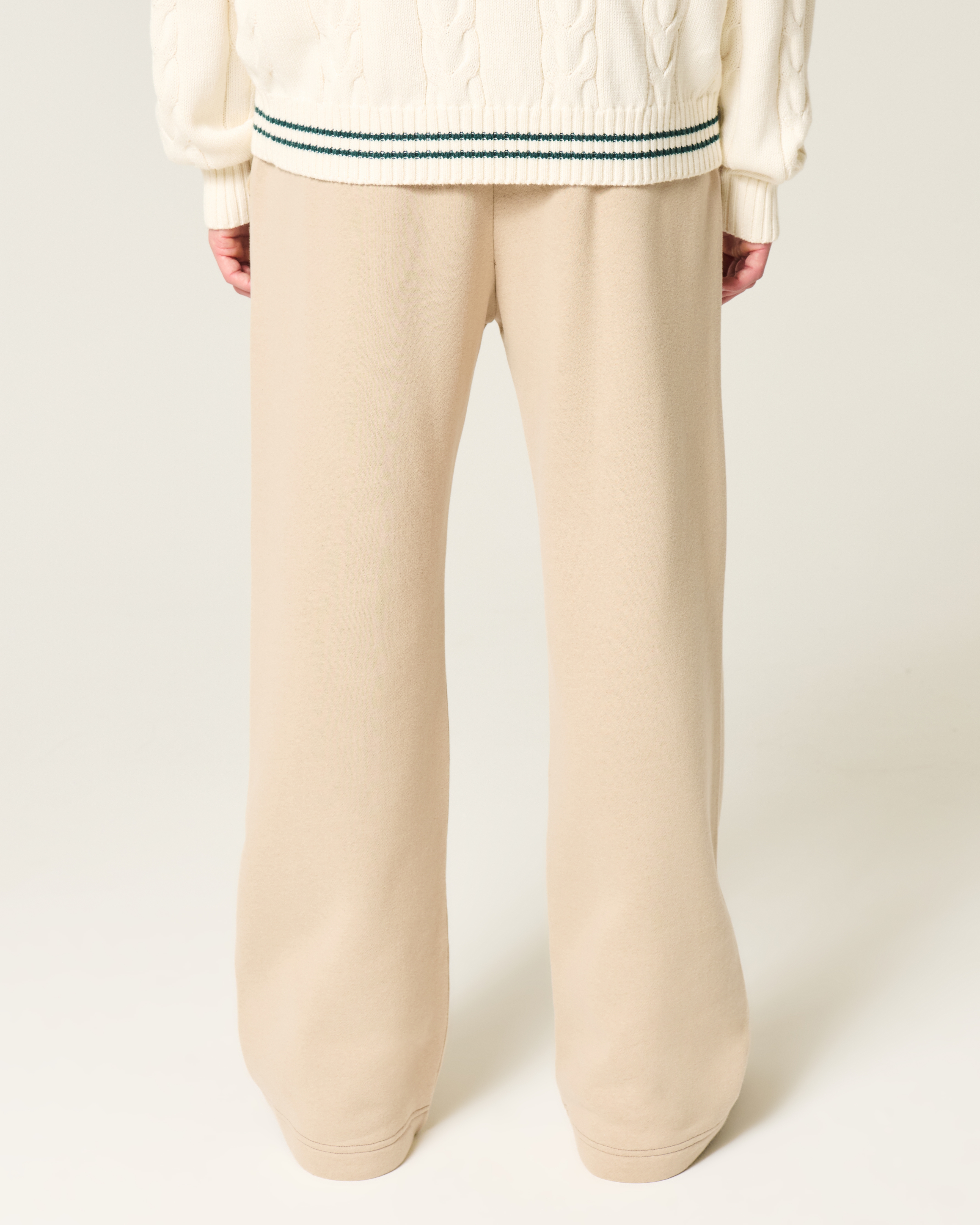 Applique Graphic Bootcut Sweatpants