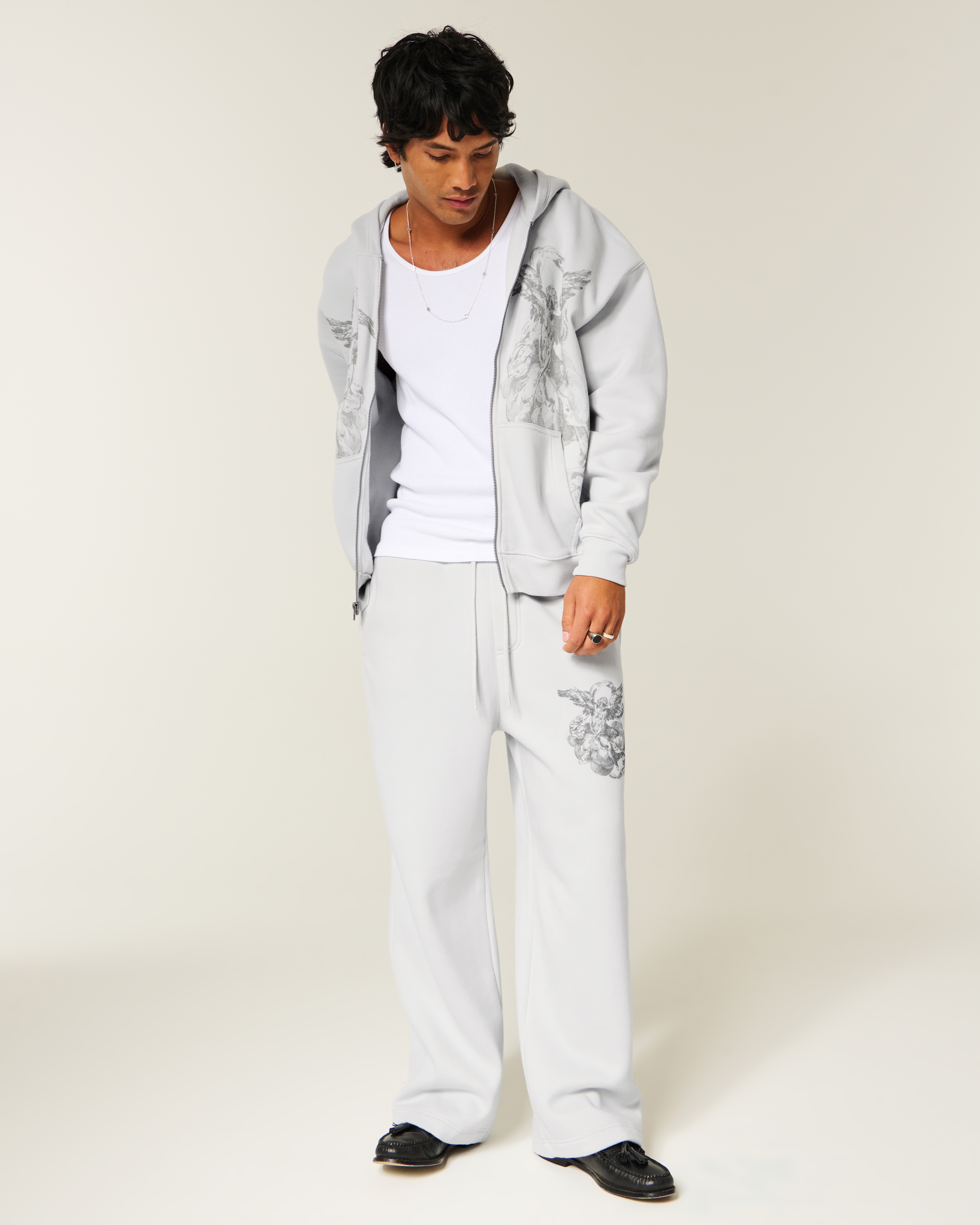Super Baggy Angel Graphic Sweatpants