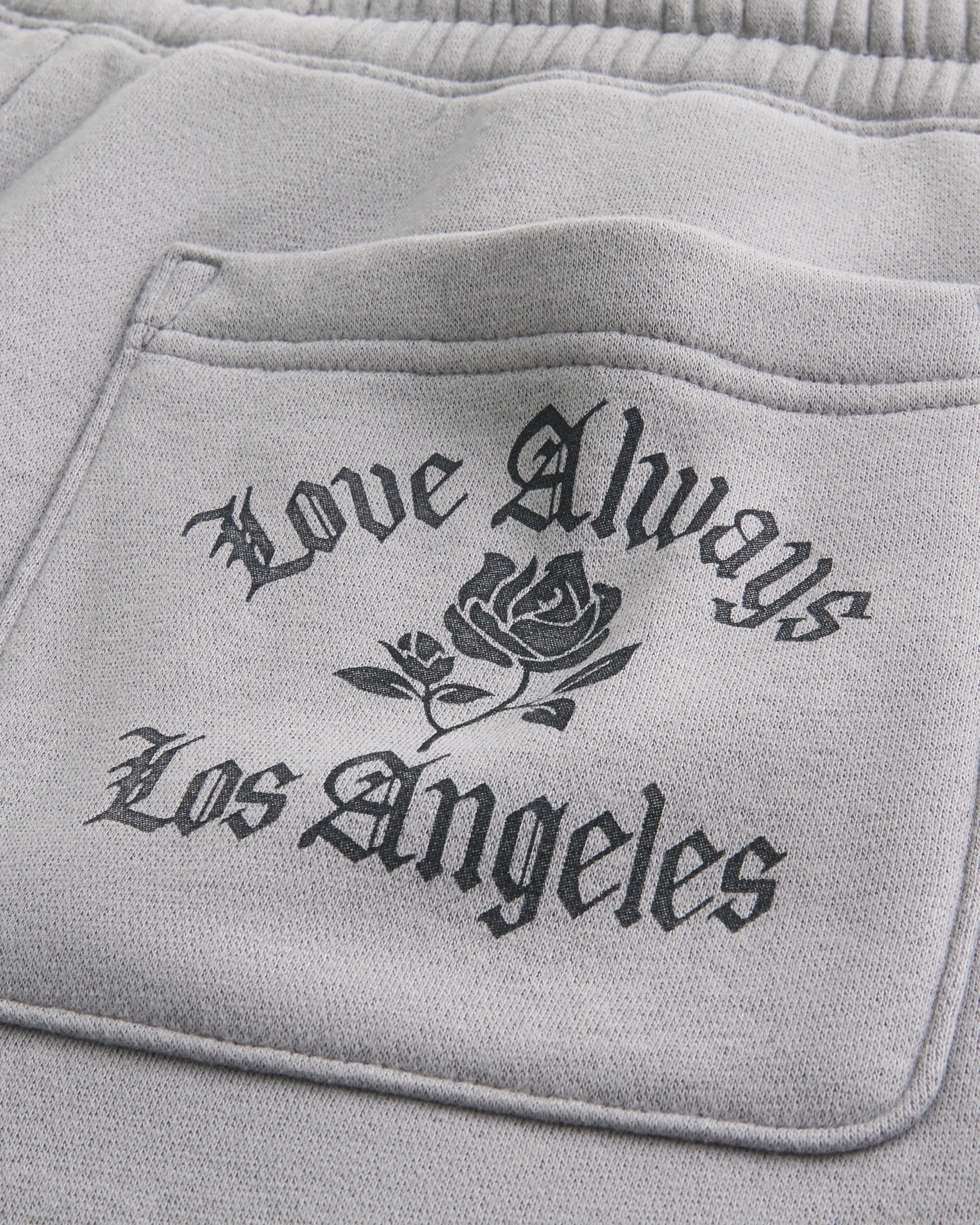 Super Baggy Los Angeles Back Pocket Graphic Sweatpants