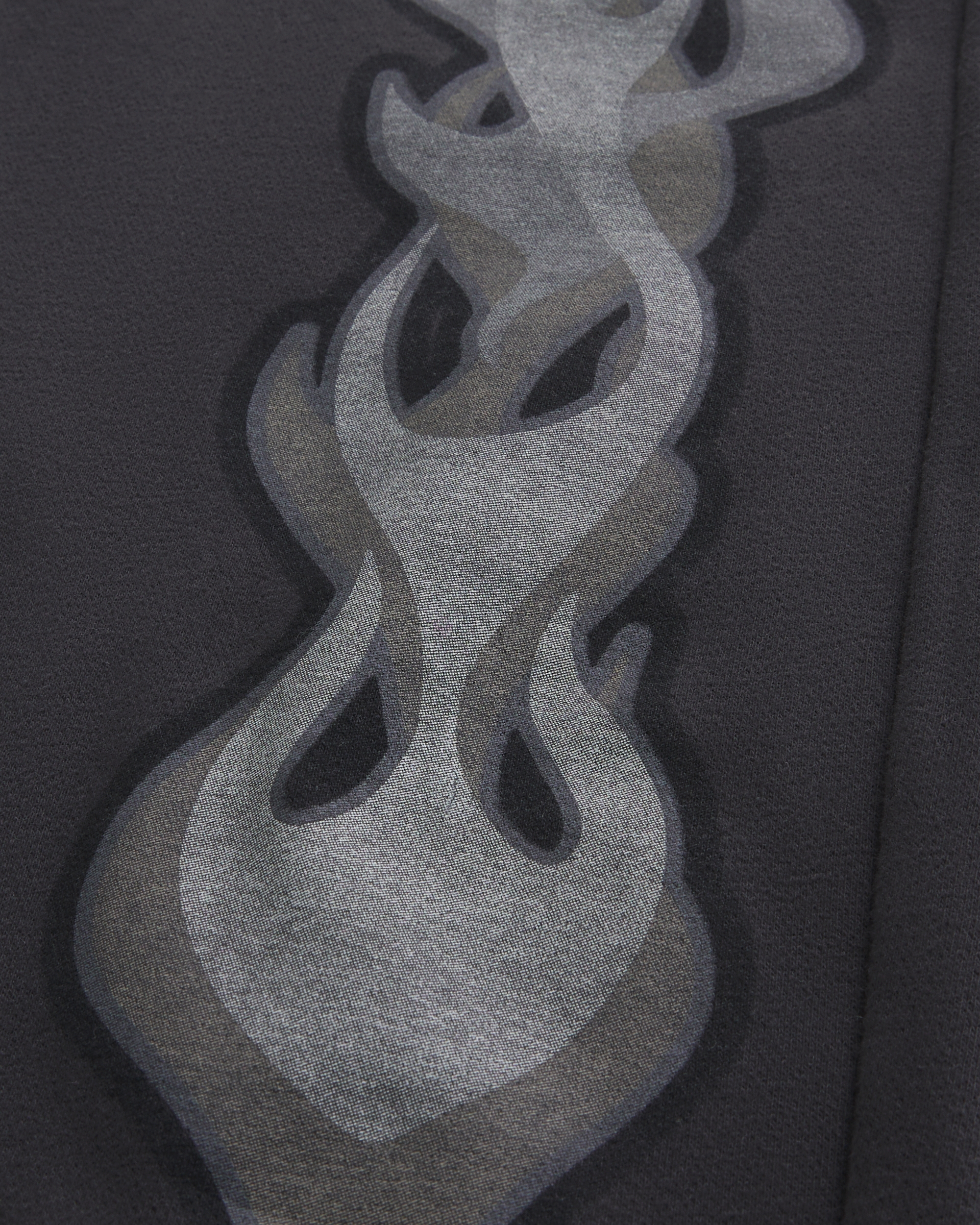Super Baggy Double-Leg Flame Graphic Sweatpants