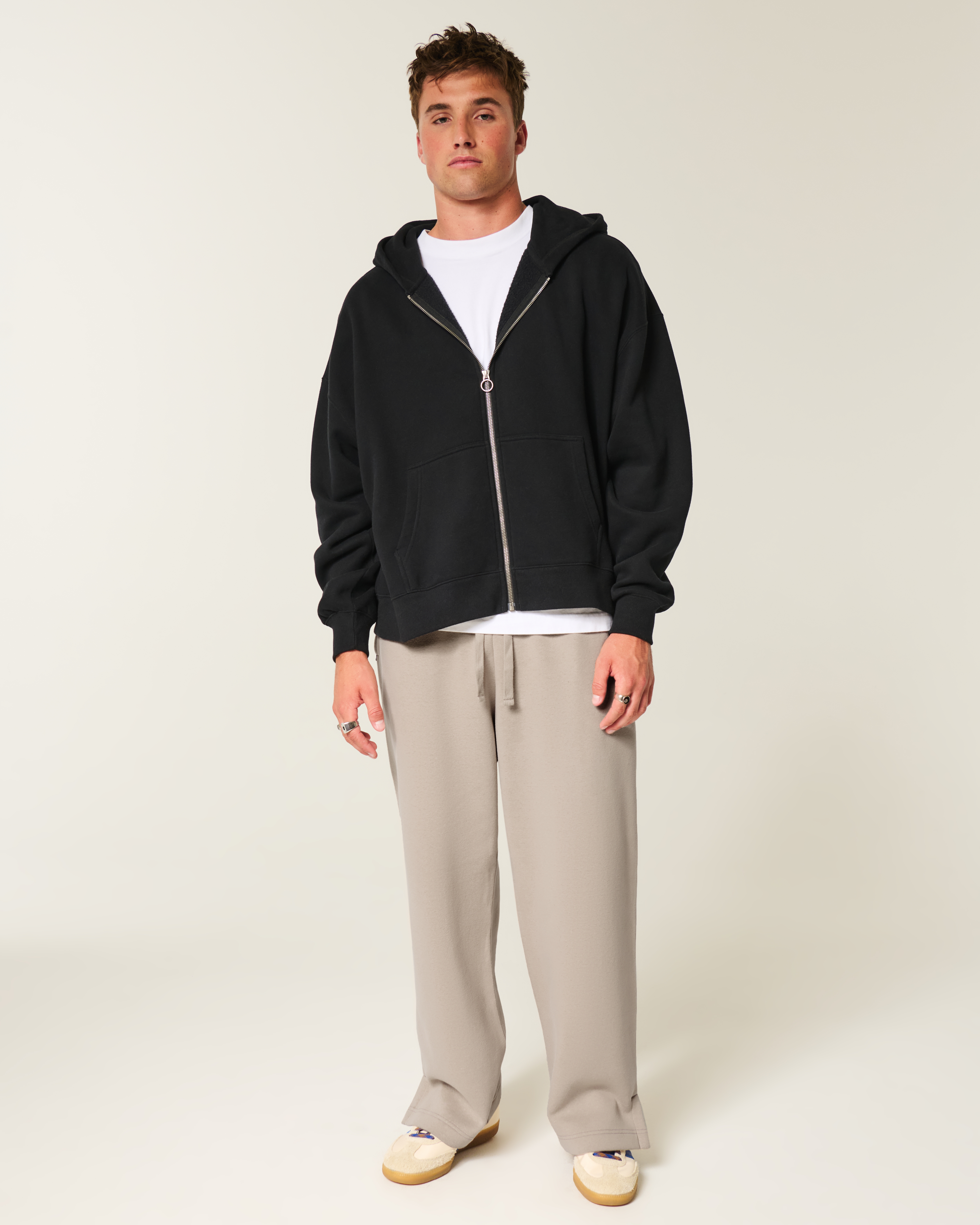 Super Baggy Y2K Split Hem Sweatpants