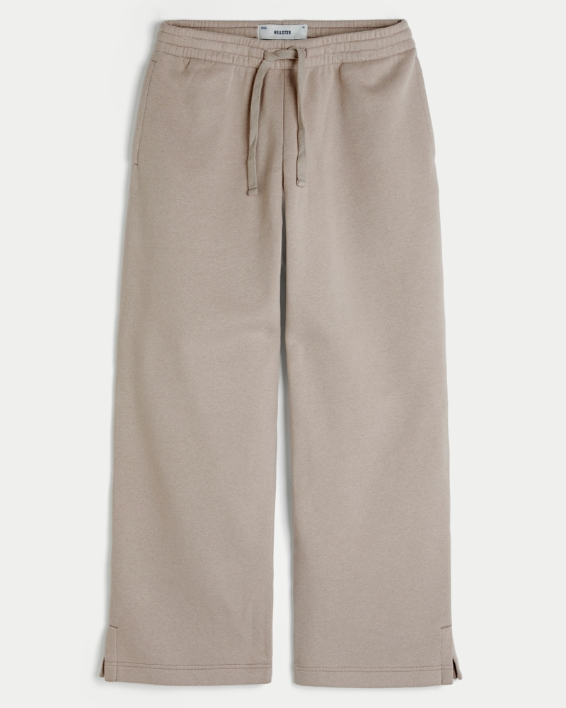 Super Baggy Y2K Split Hem Sweatpants