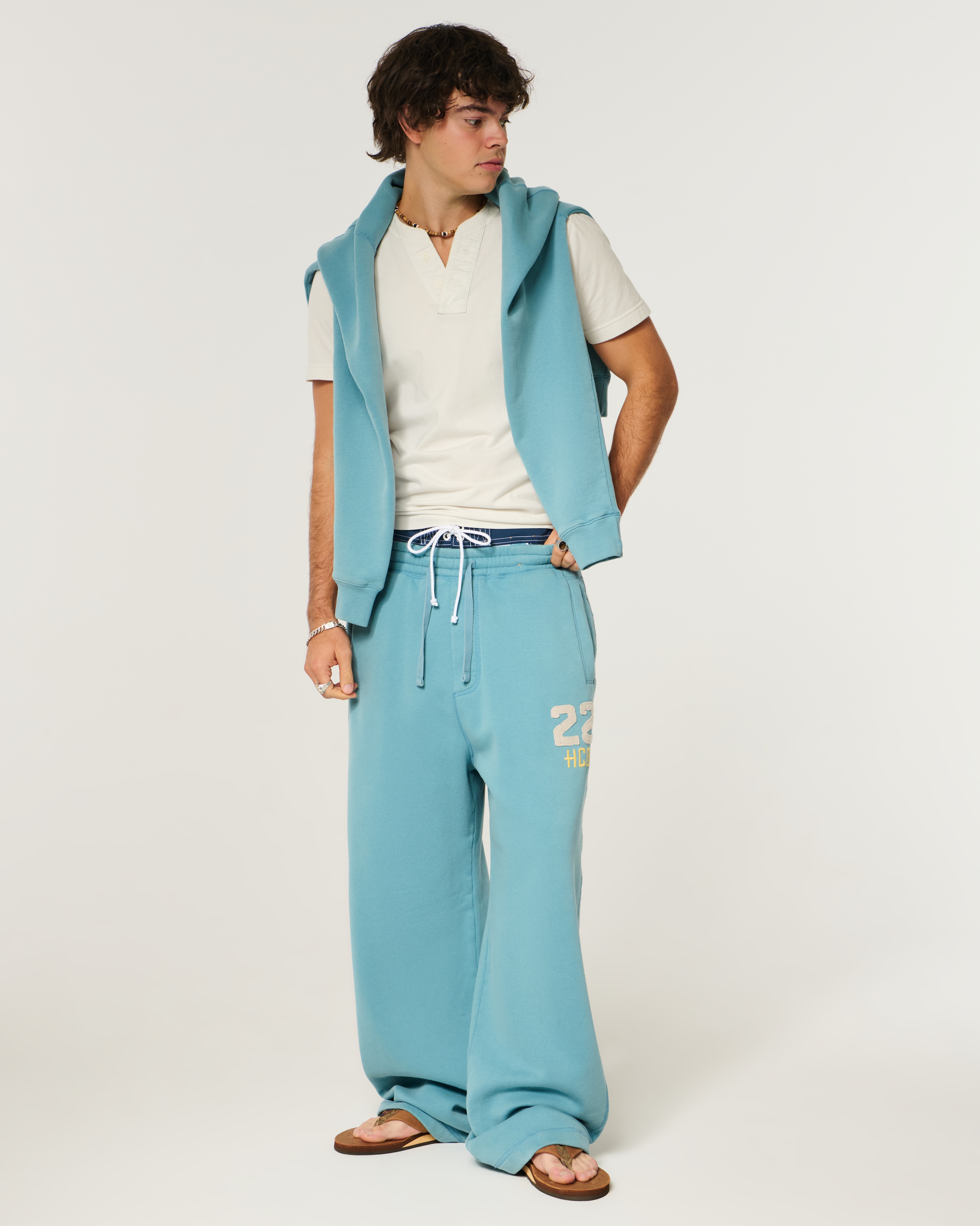 Vault Release Logo Graphic Baggy Sweatpants