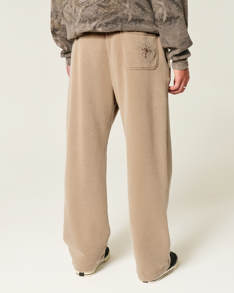 Baggy Spider Graphic Sweatpants