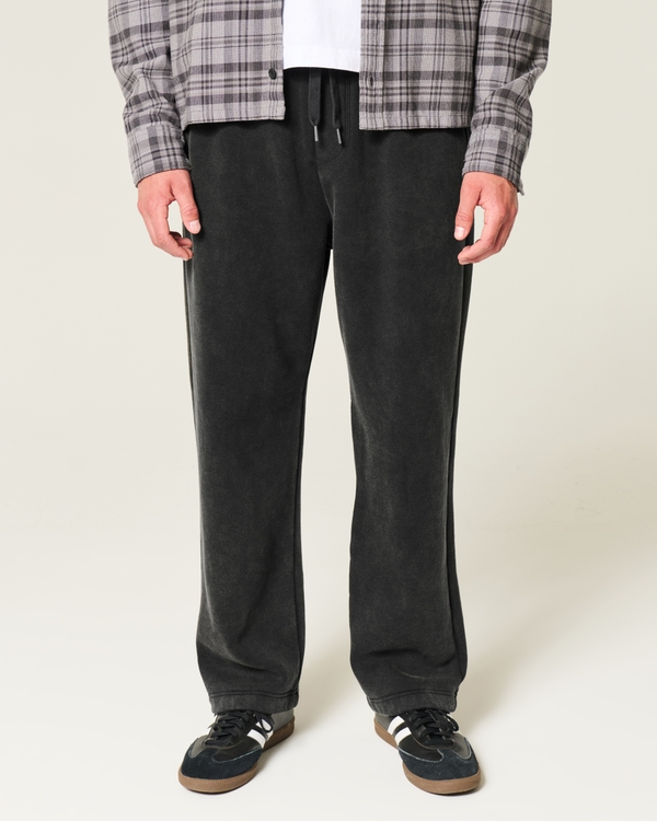 Baggy Snake Graphic Sweatpants, Washed Black view 2