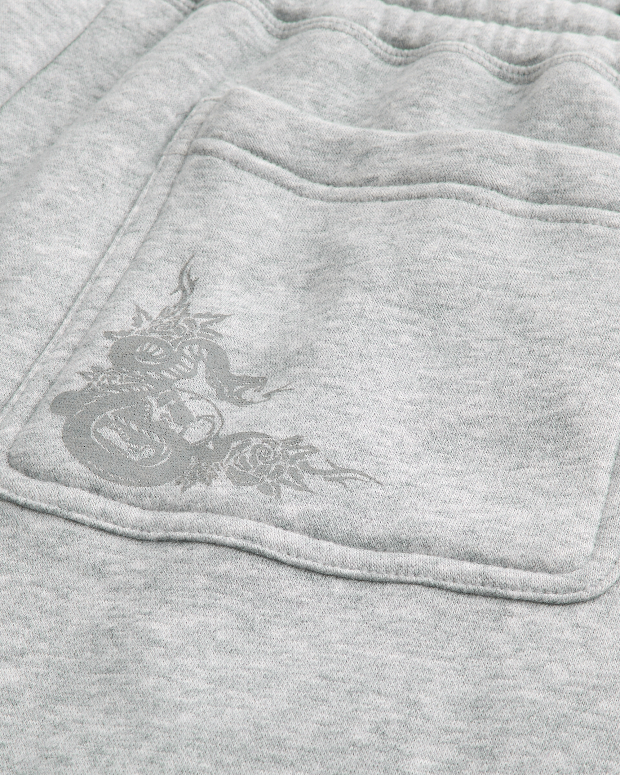 Back Pocket Graphic Baggy Sweatpants