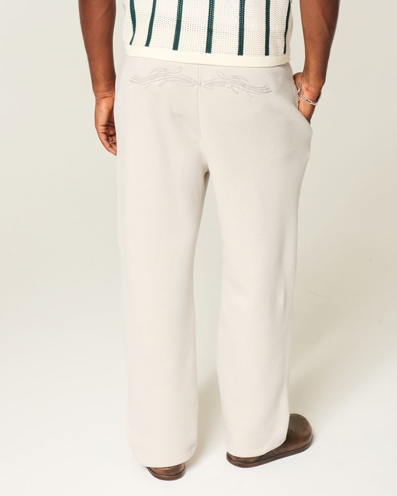 Back Embroidery Baggy Sweatpants