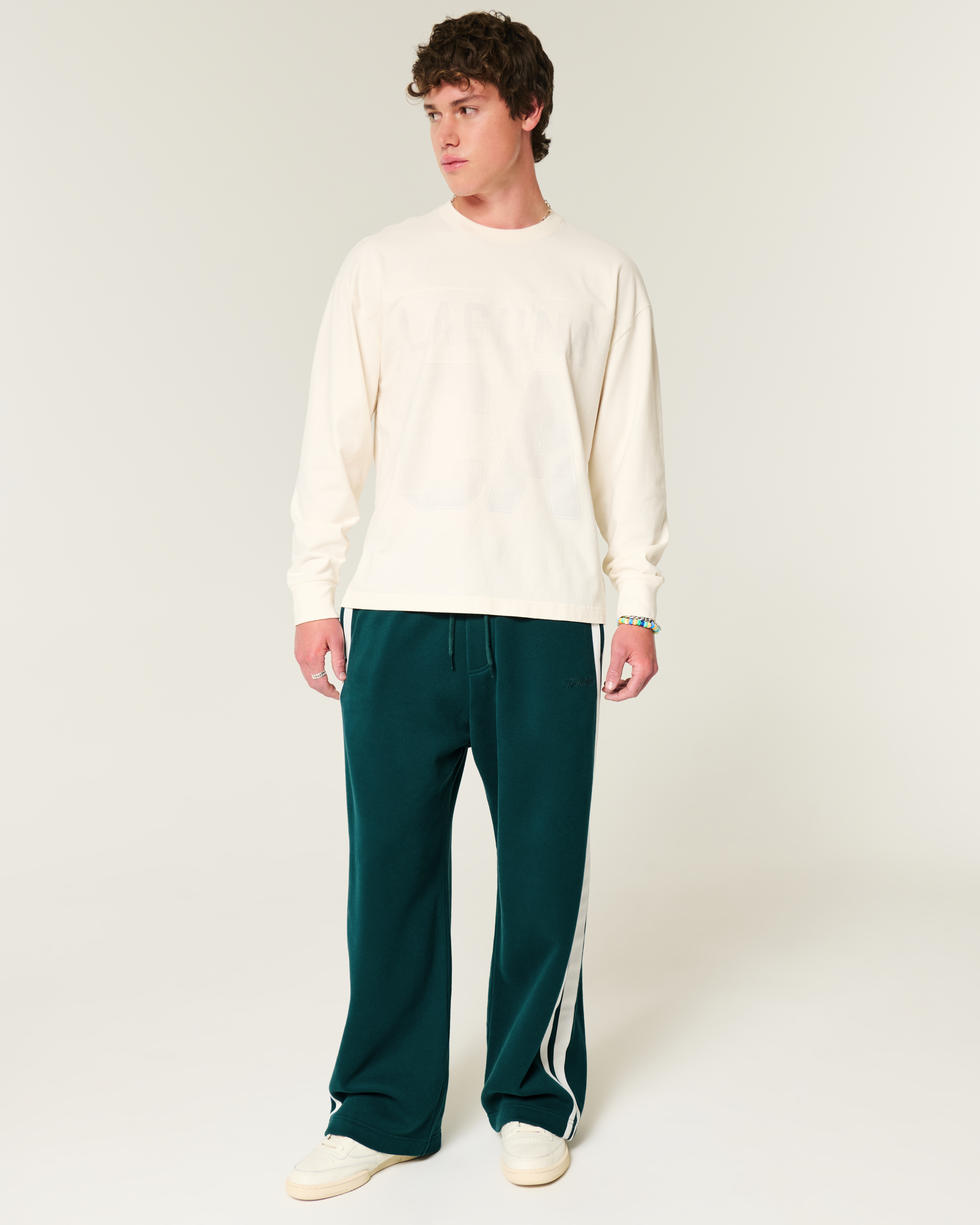 Super Baggy Striped Sweatpants