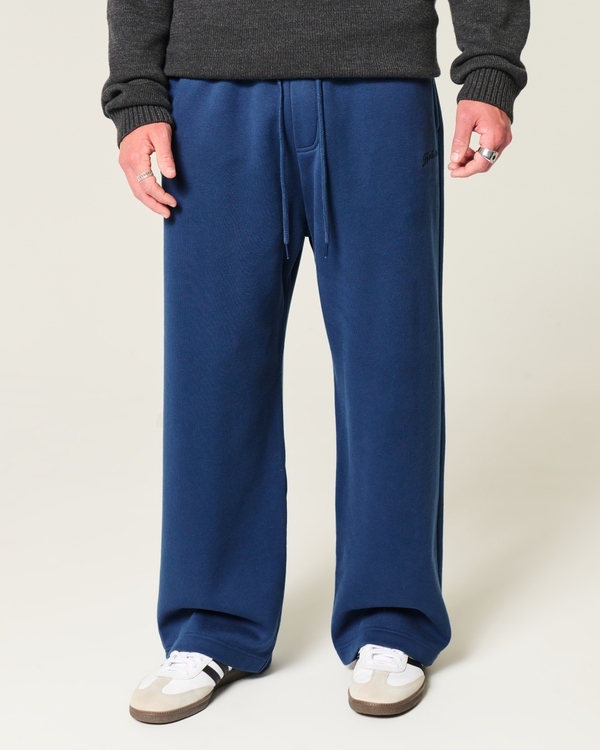 Super Baggy Logo Sweatpants, Faded Navy view 2